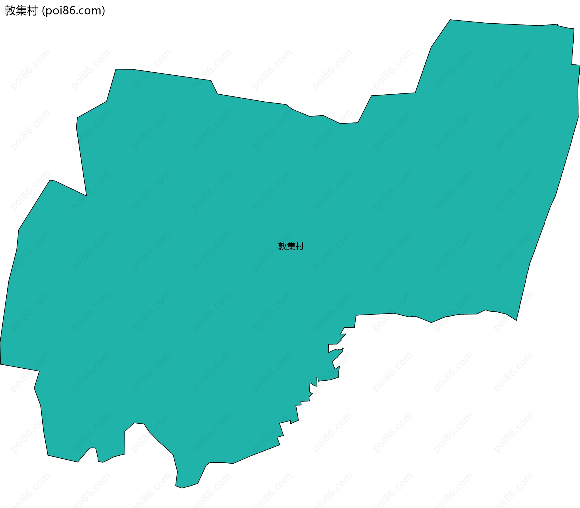 敦集村边界地图