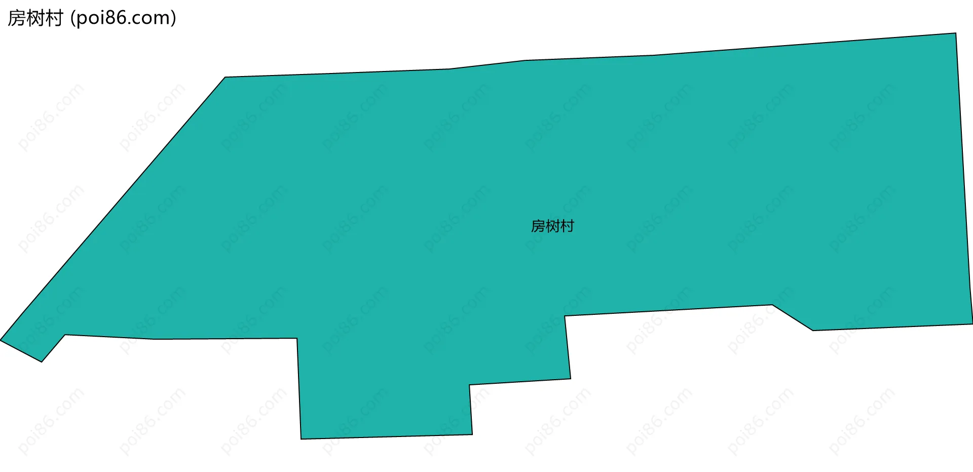 房树村边界地图