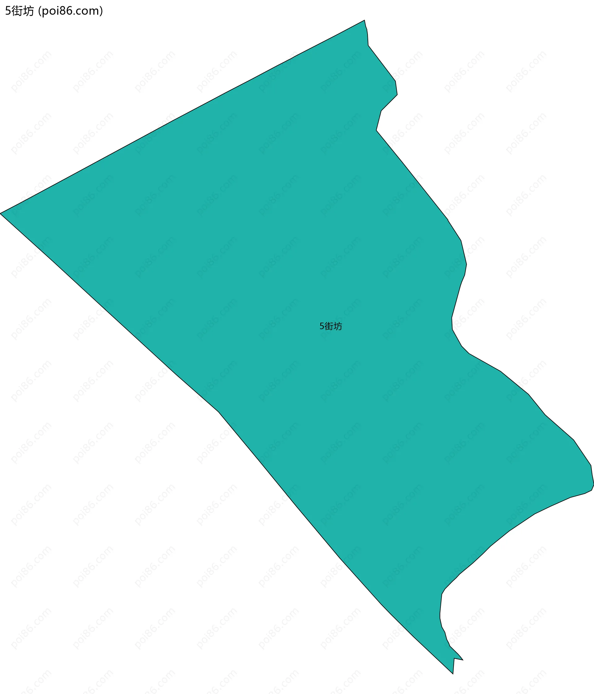 5街坊边界地图
