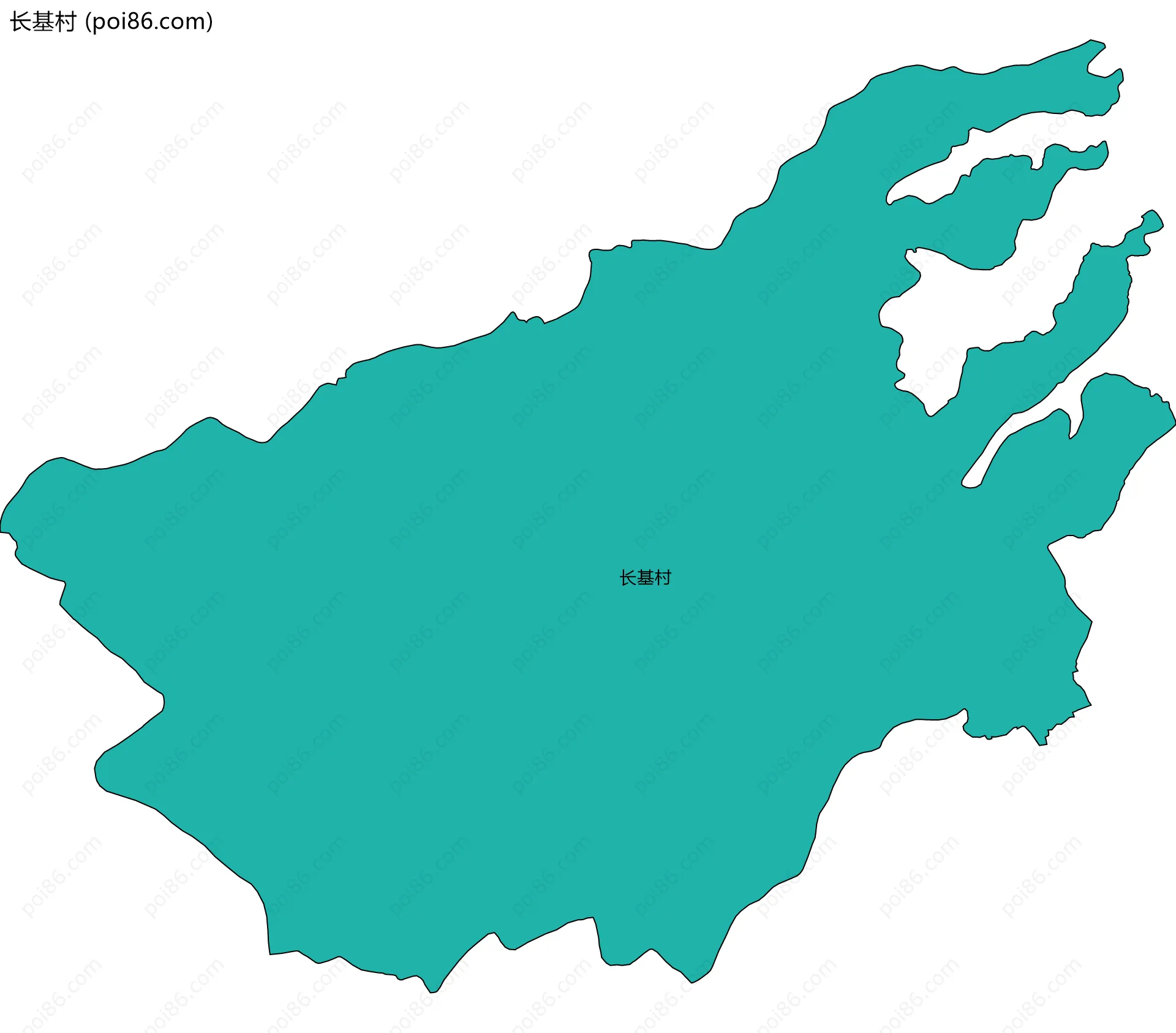 长基村边界地图