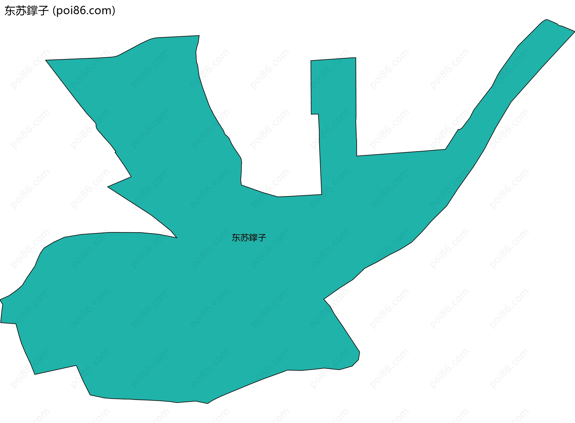 东苏鐣子边界地图