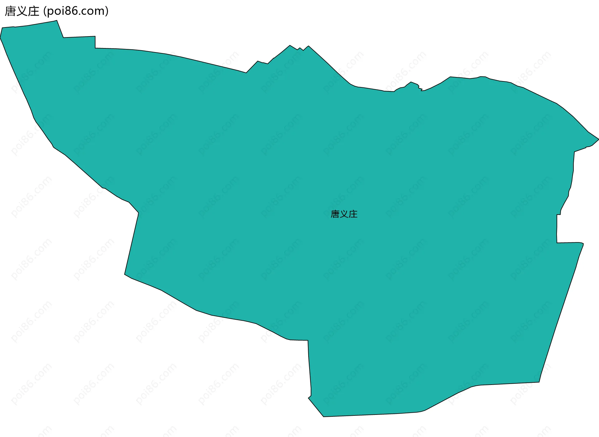 唐义庄边界地图