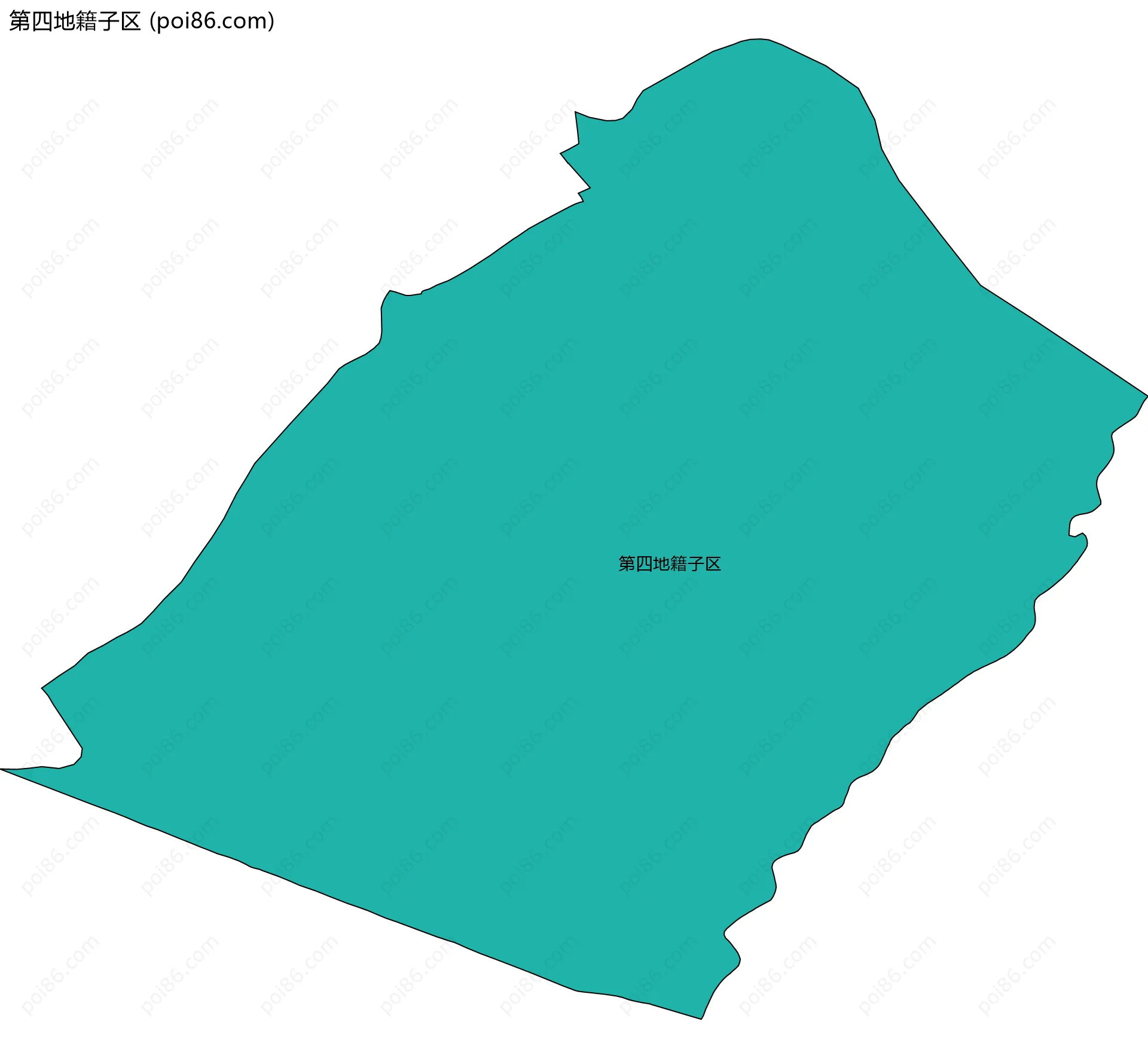 第四地籍子区边界地图