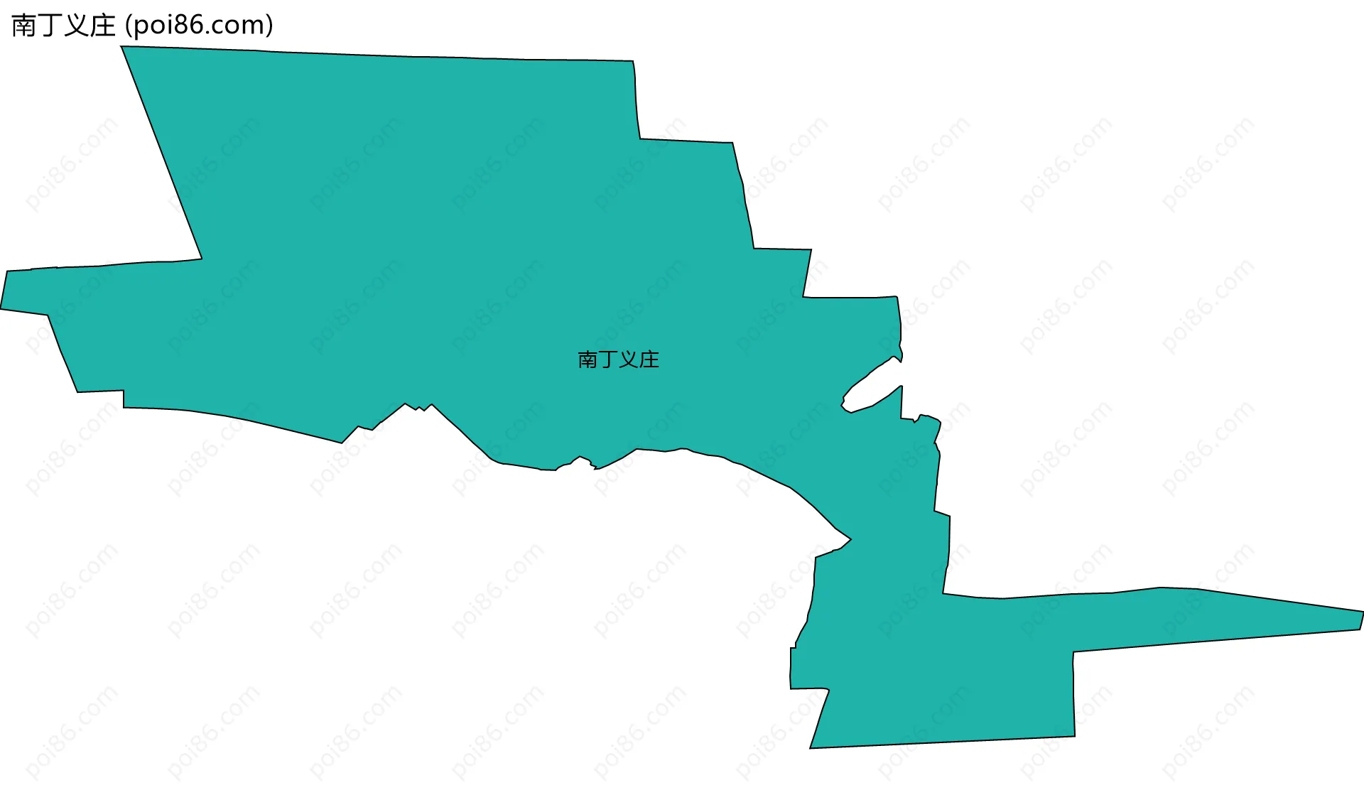 南丁义庄边界地图