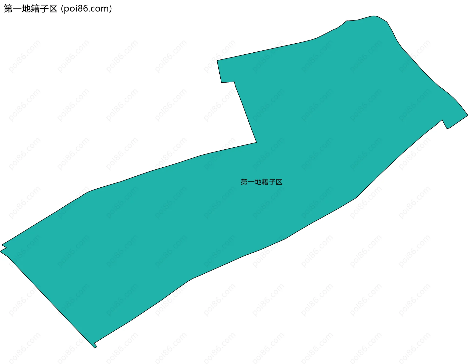 第一地籍子区边界地图