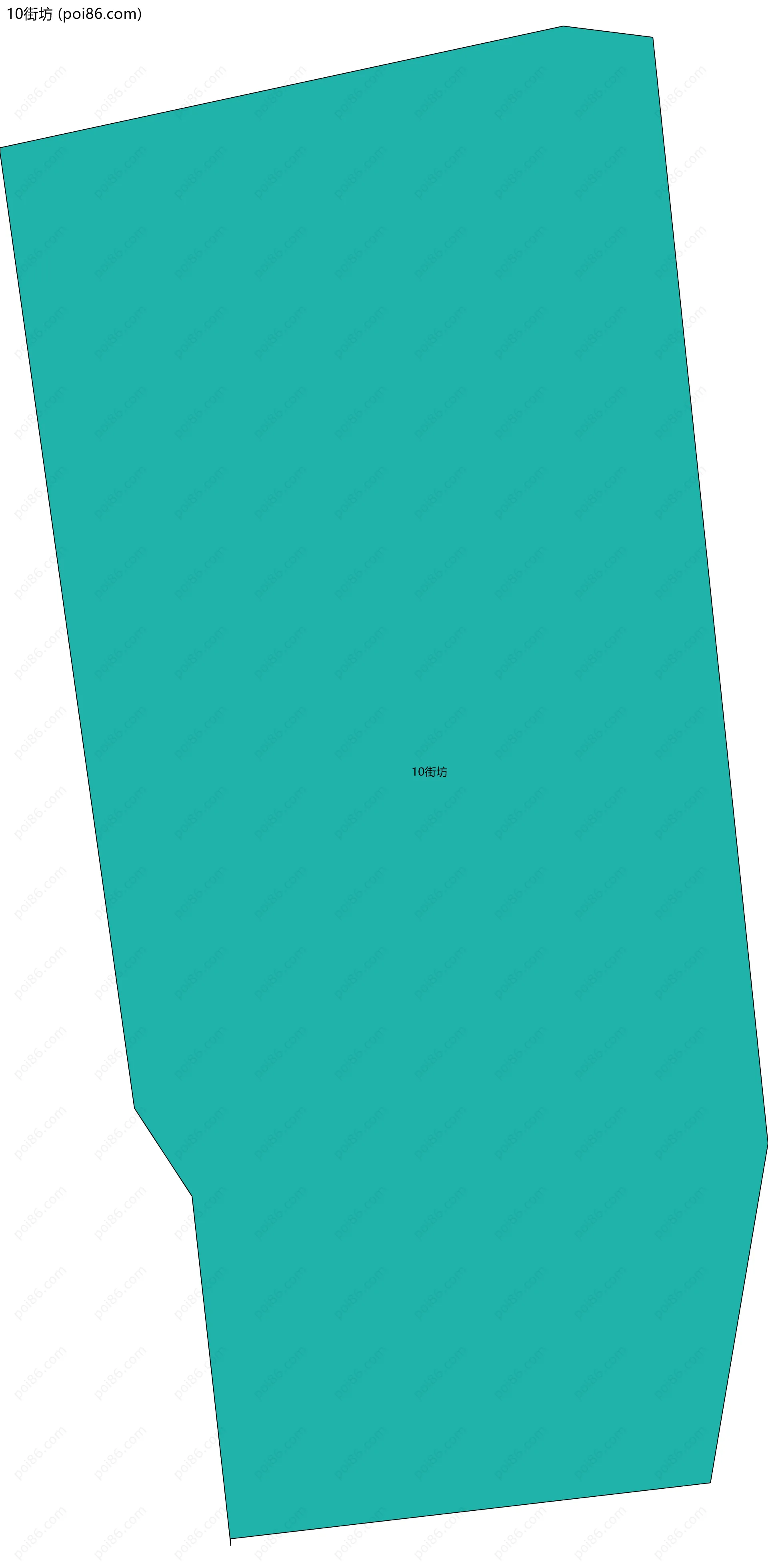 10街坊边界地图