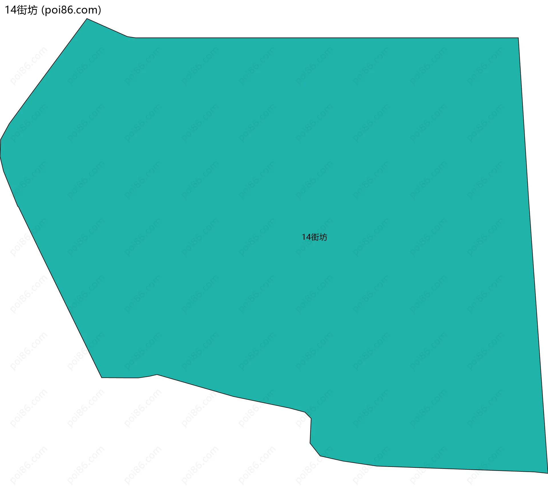 14街坊边界地图
