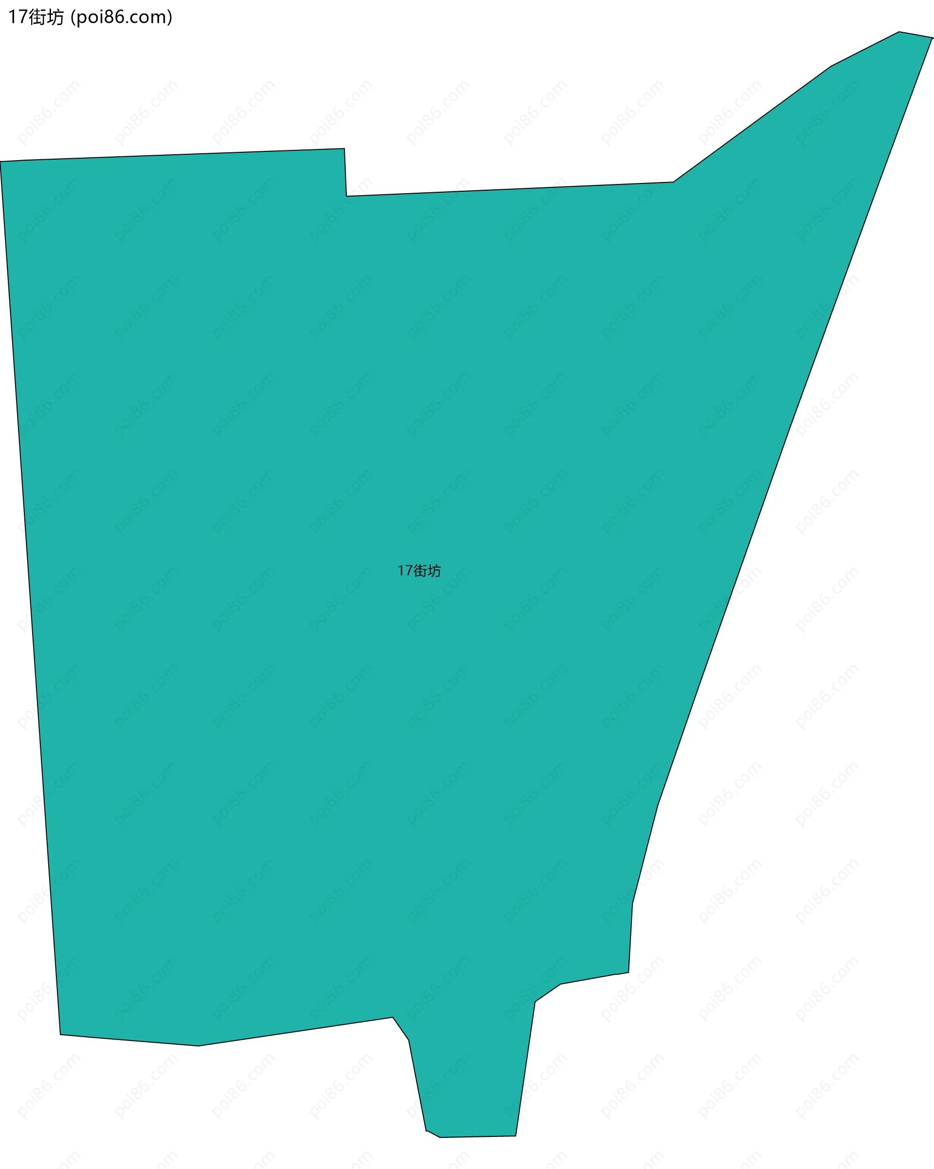 17街坊边界地图