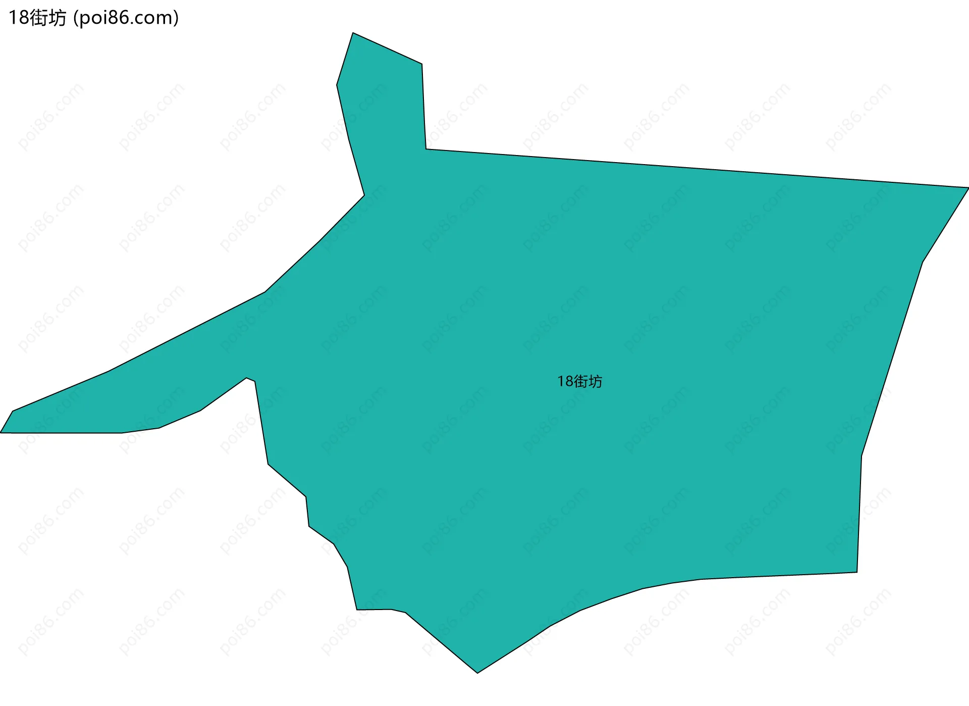 18街坊边界地图