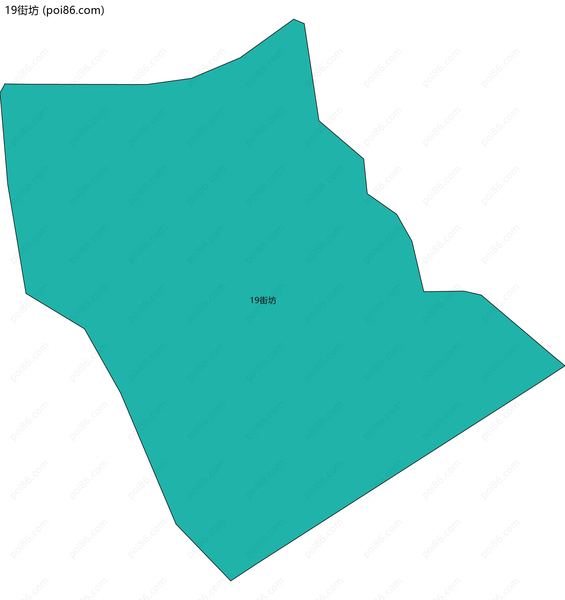 19街坊边界地图