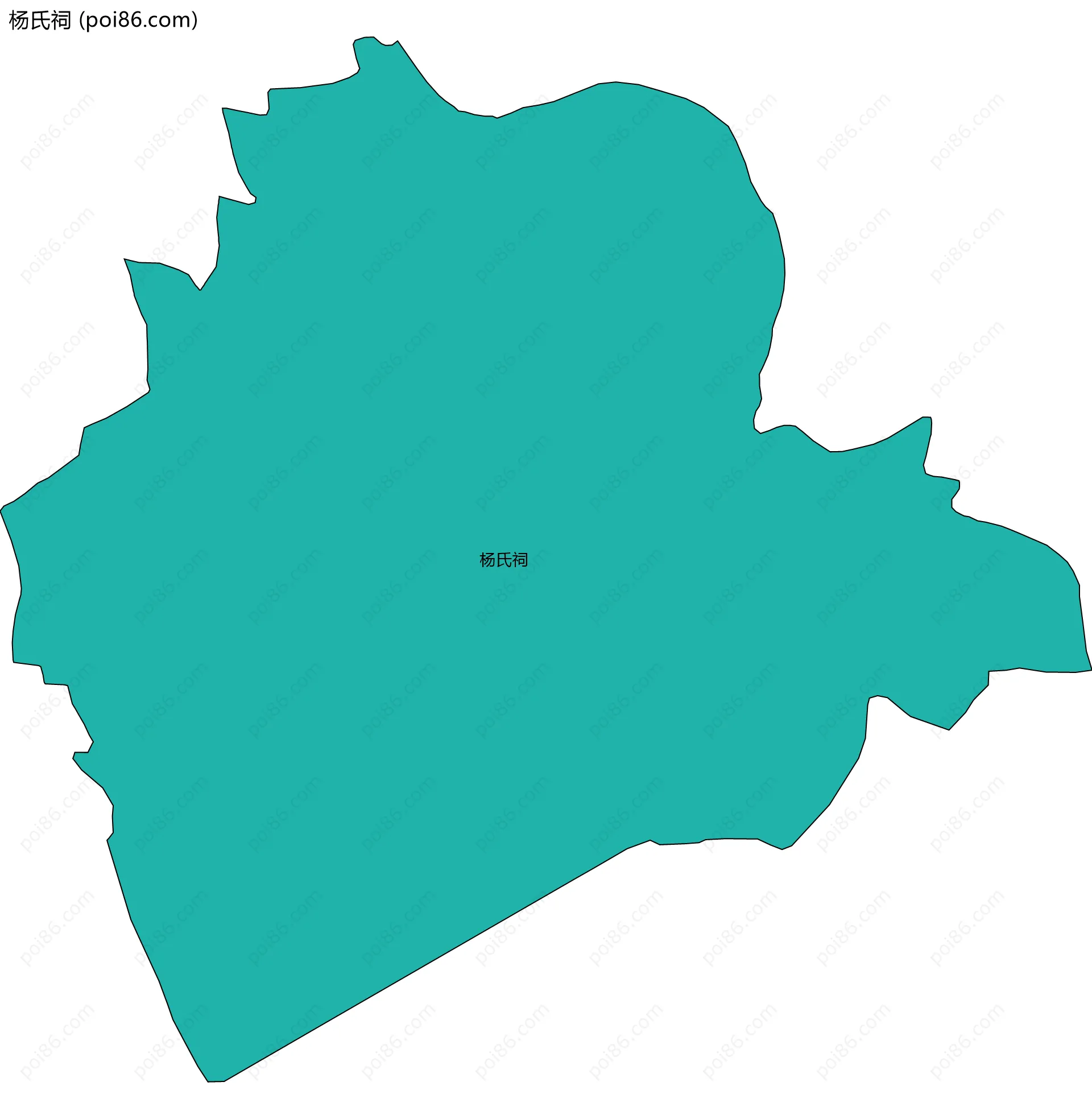 杨氏祠边界地图