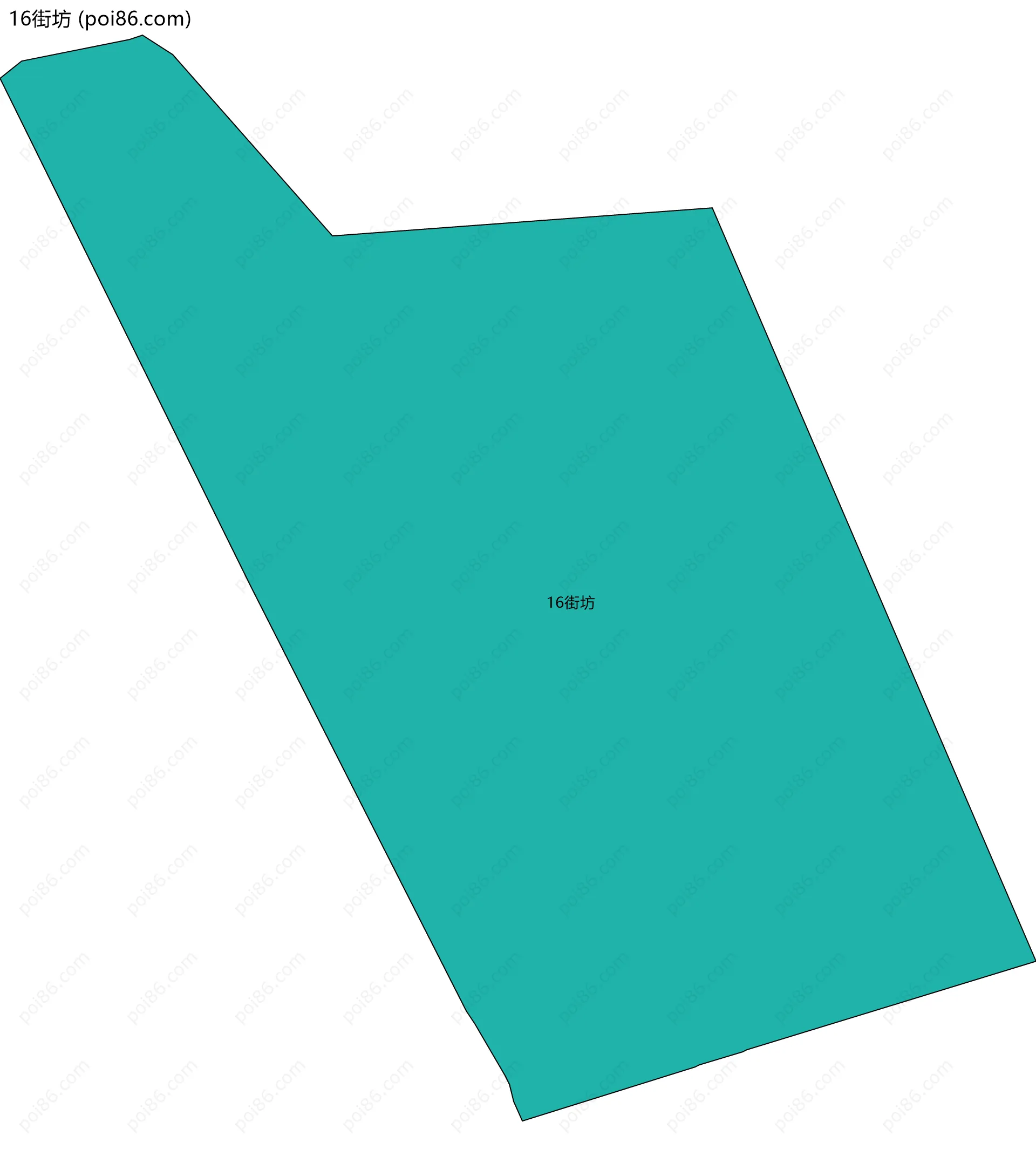 16街坊边界地图