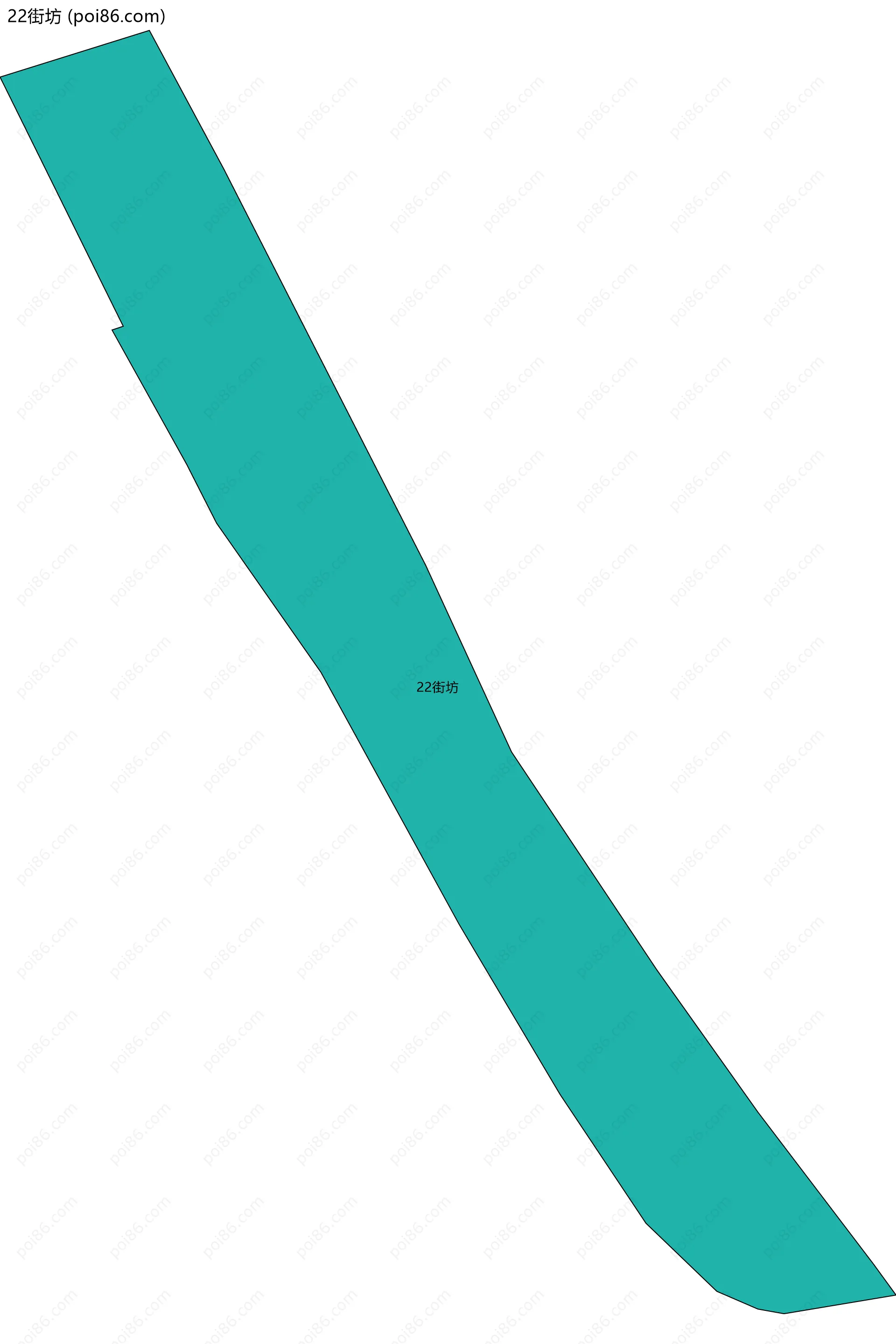 22街坊边界地图