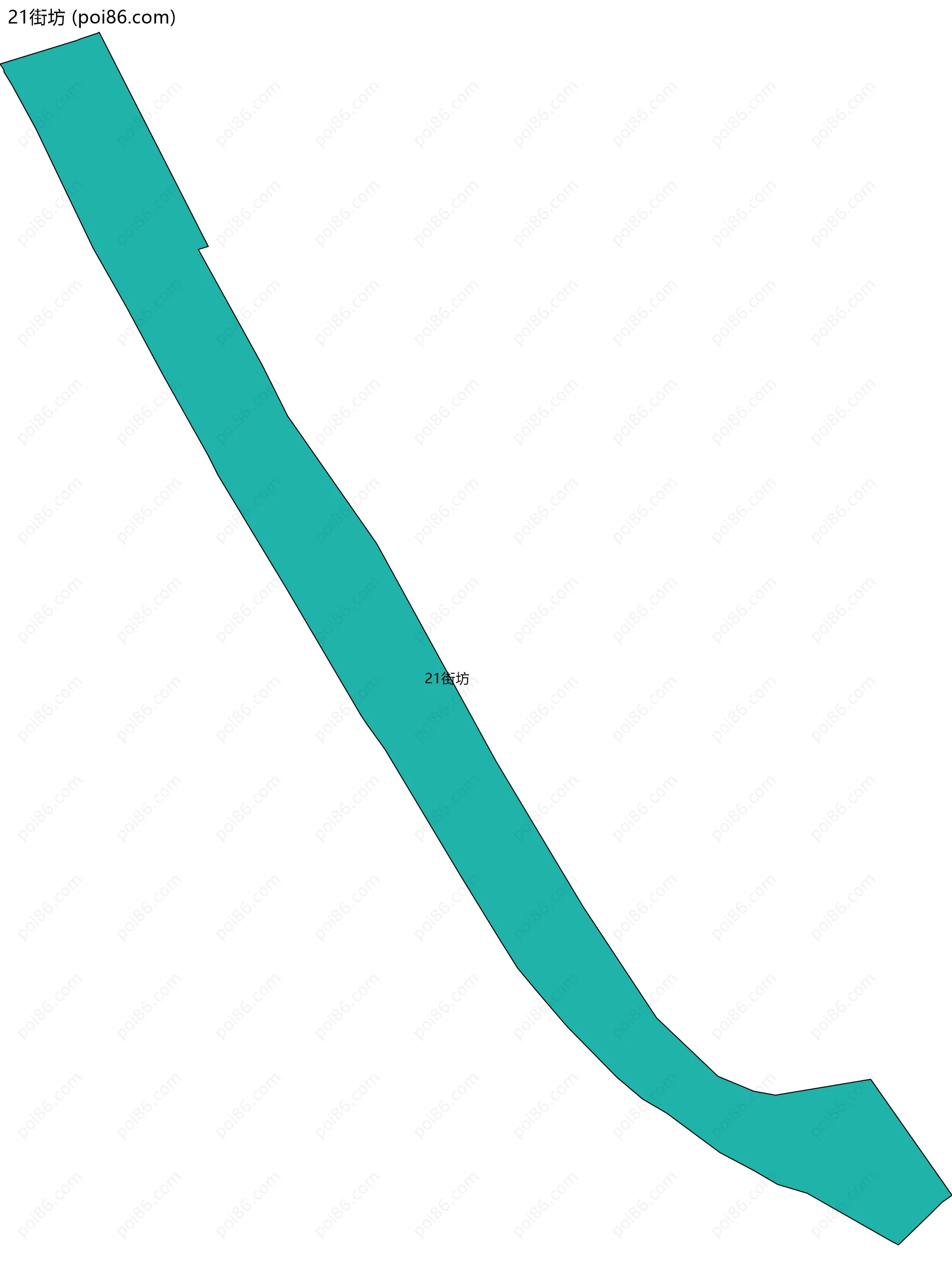21街坊边界地图