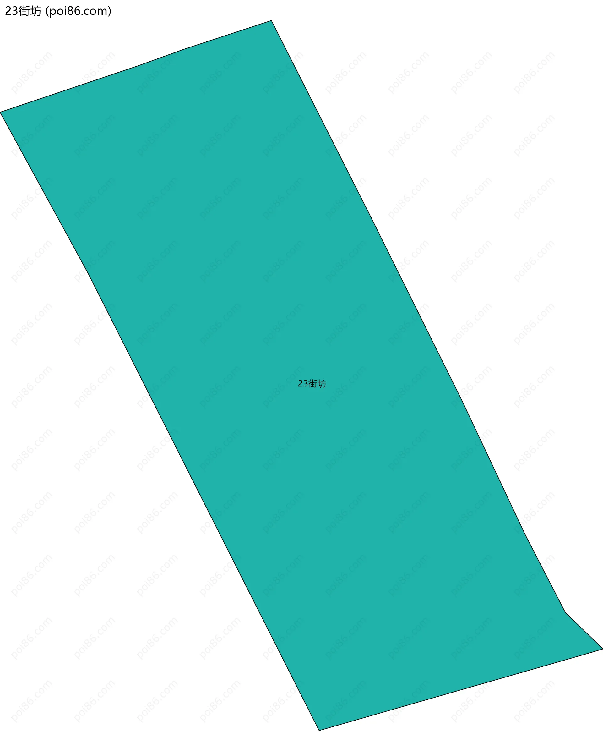 23街坊边界地图