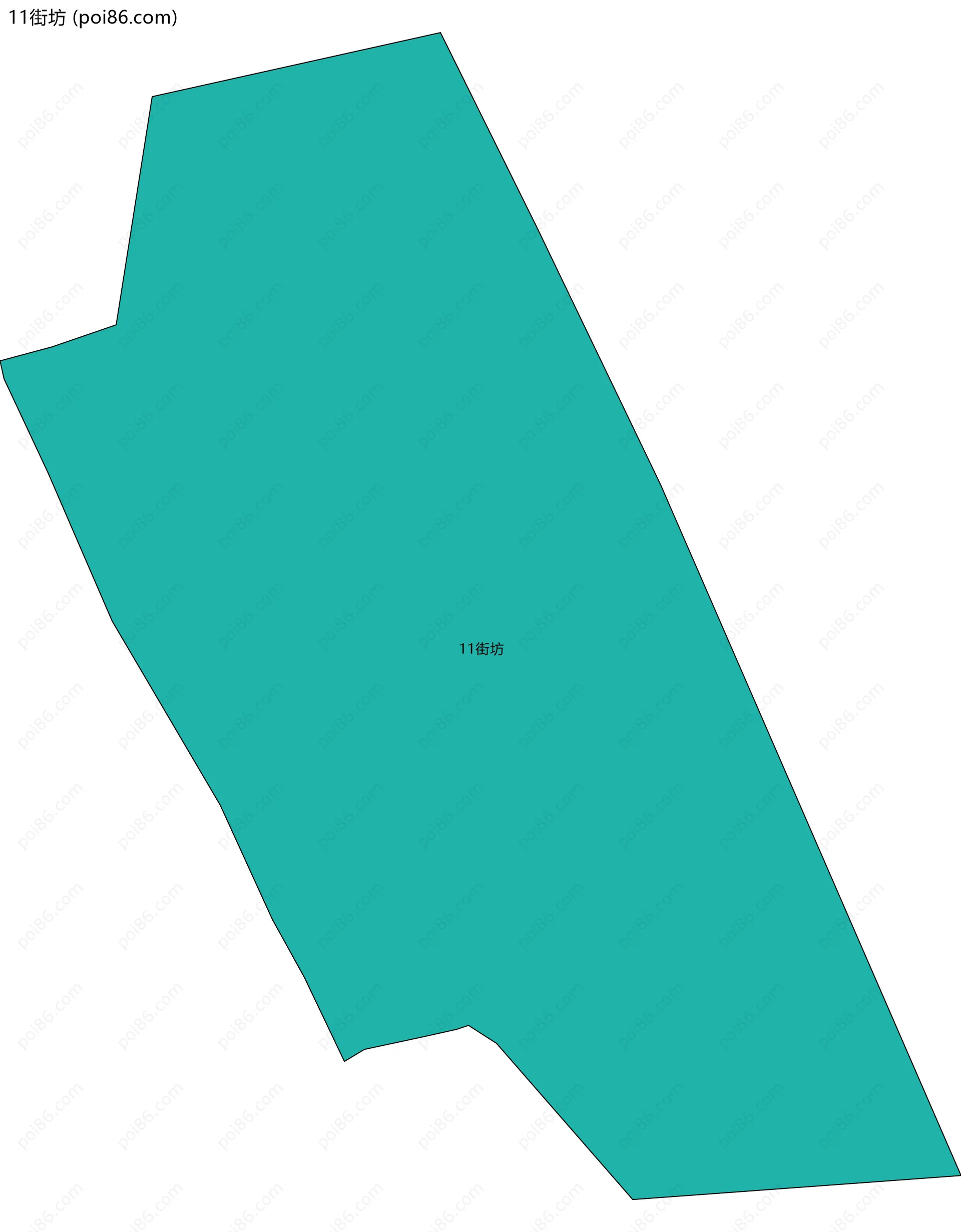 11街坊边界地图