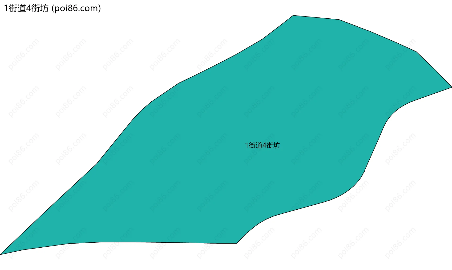 1街道4街坊边界地图