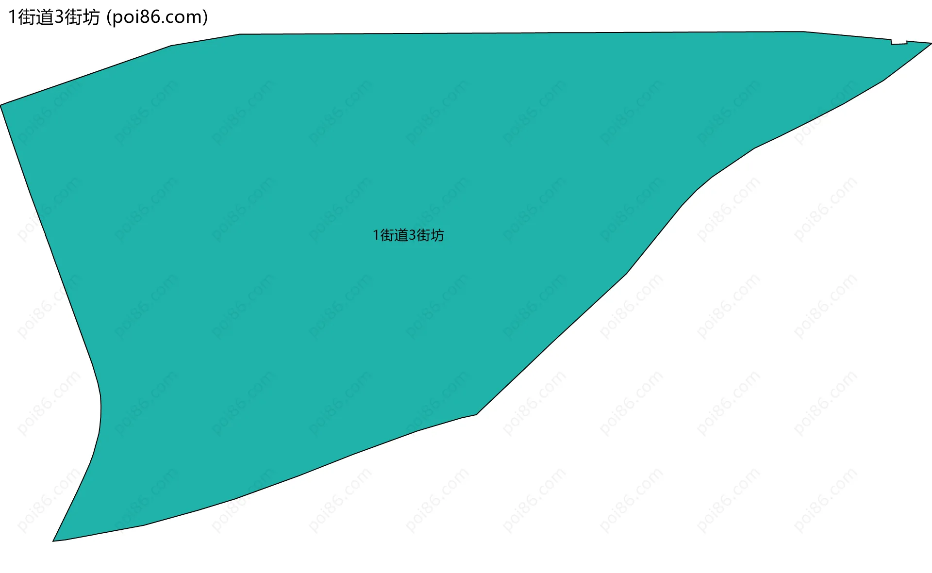 1街道3街坊边界地图