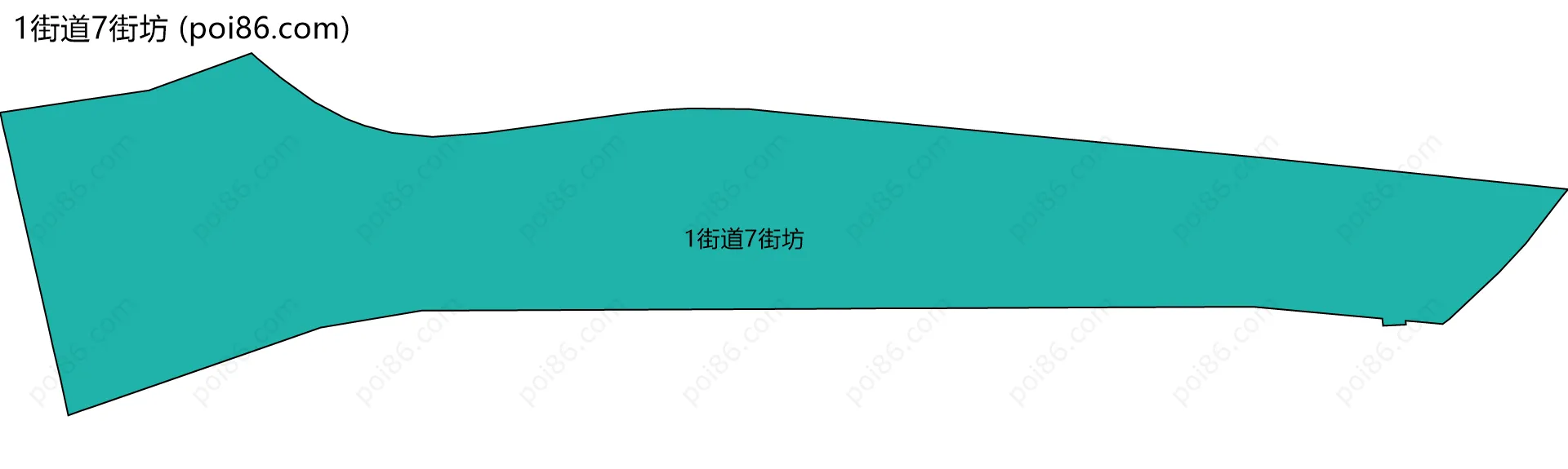 1街道7街坊边界地图