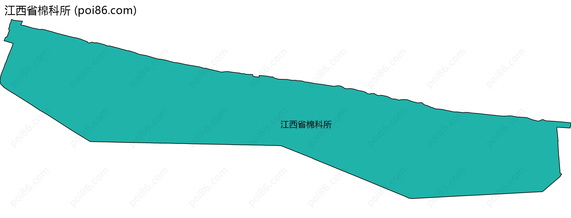 江西省棉科所边界地图