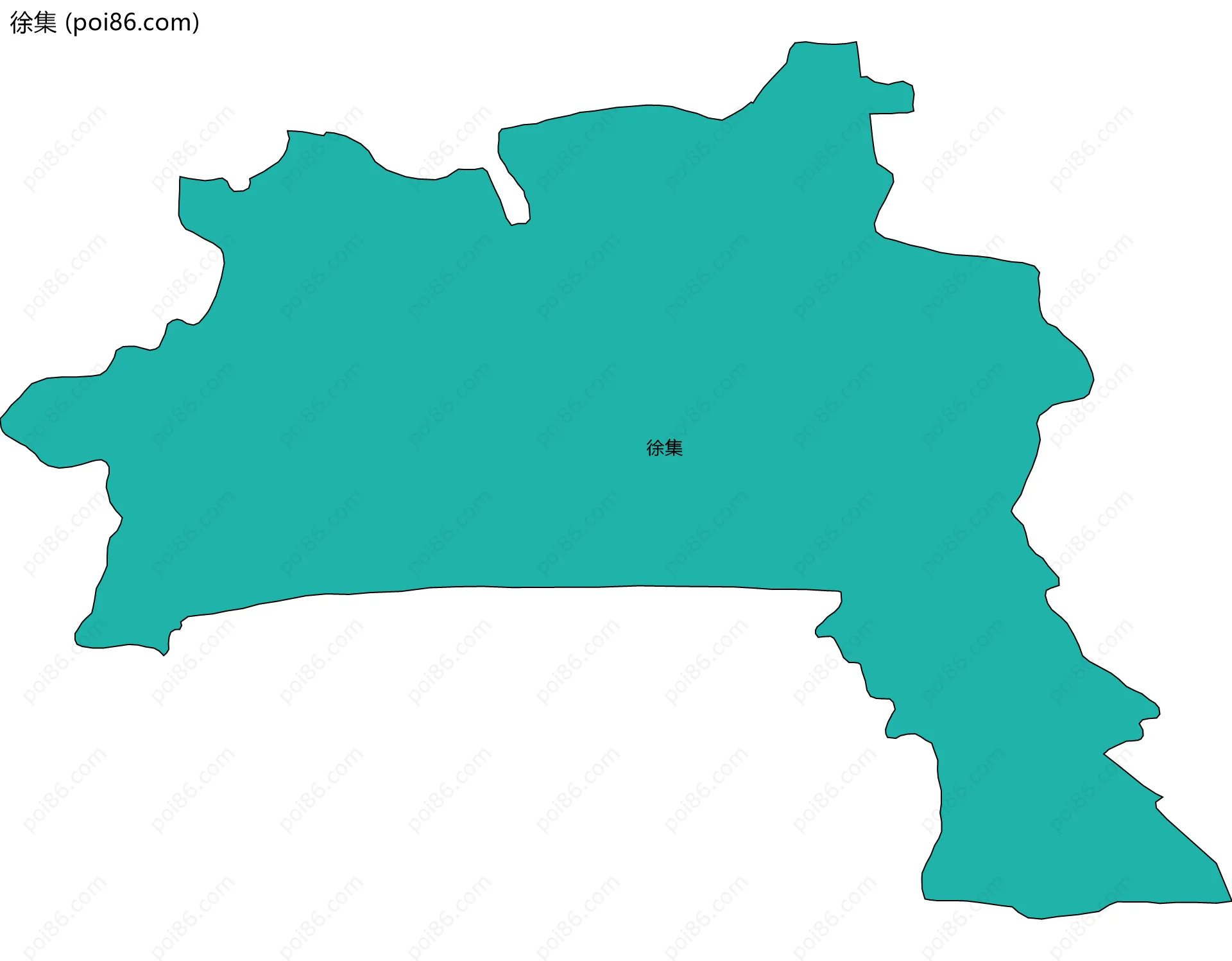 徐集边界地图