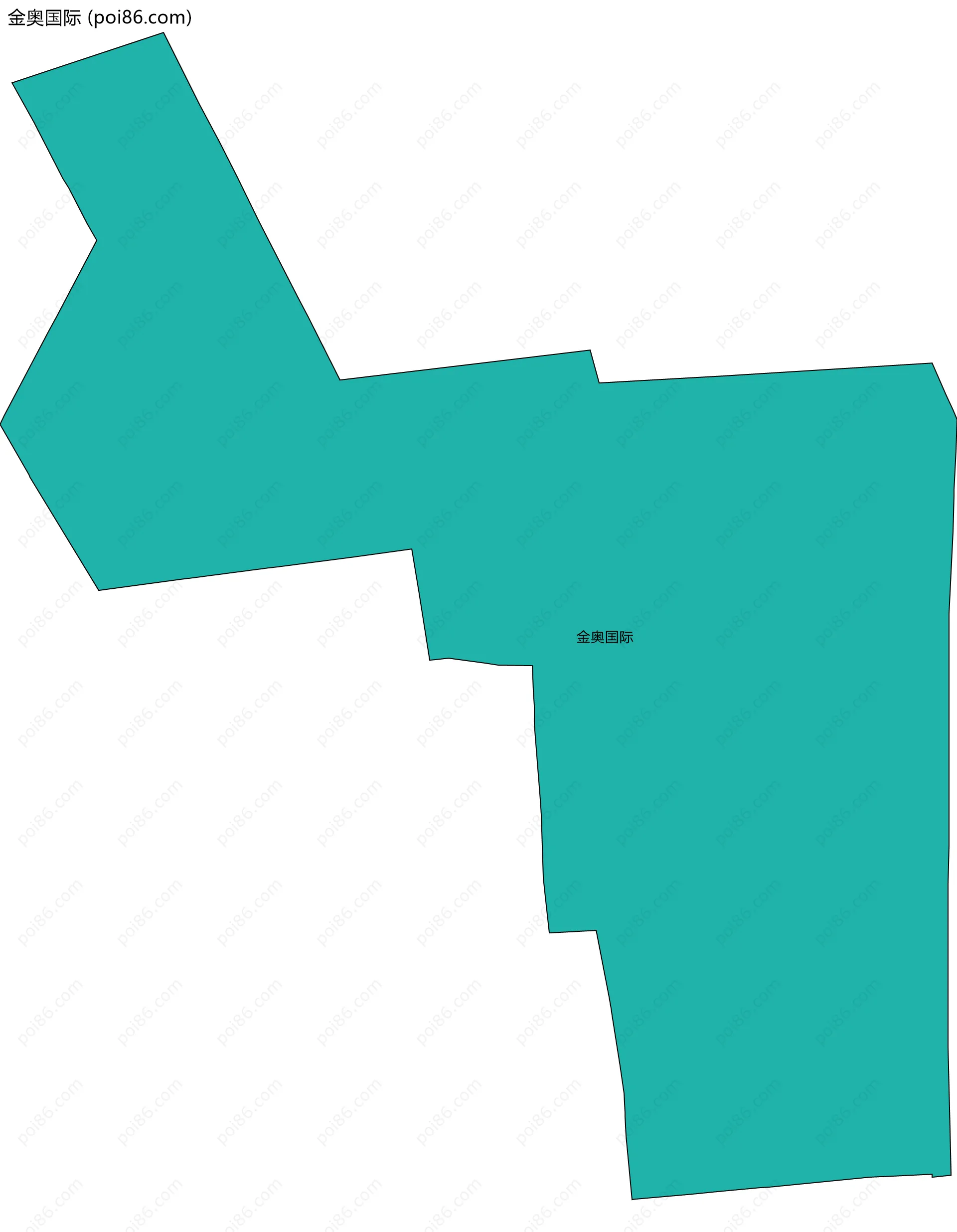 金奥国际边界地图