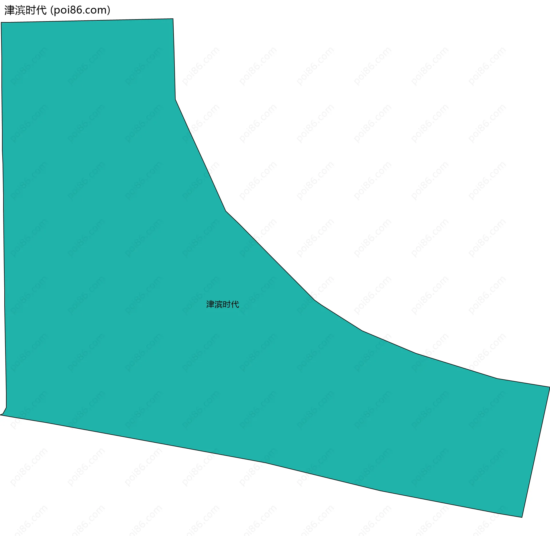 津滨时代边界地图