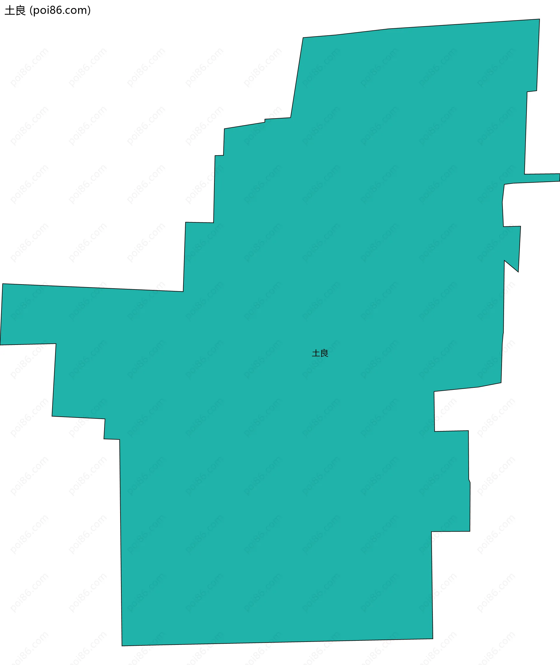 土良边界地图