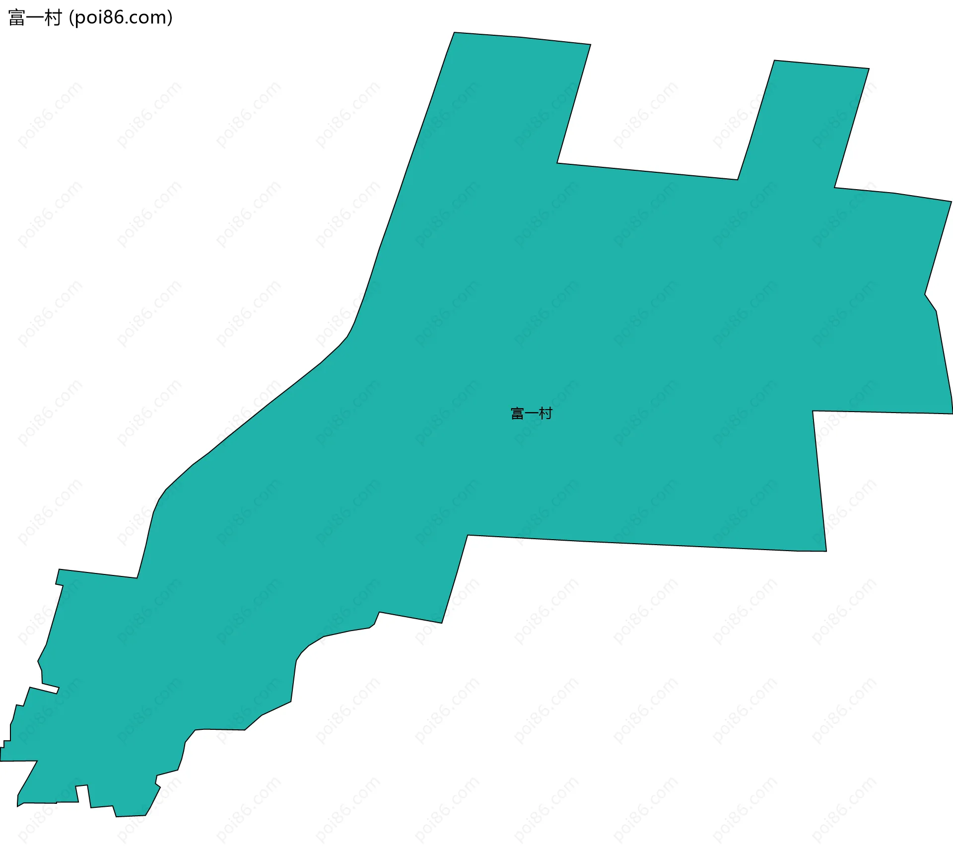 富一村边界地图