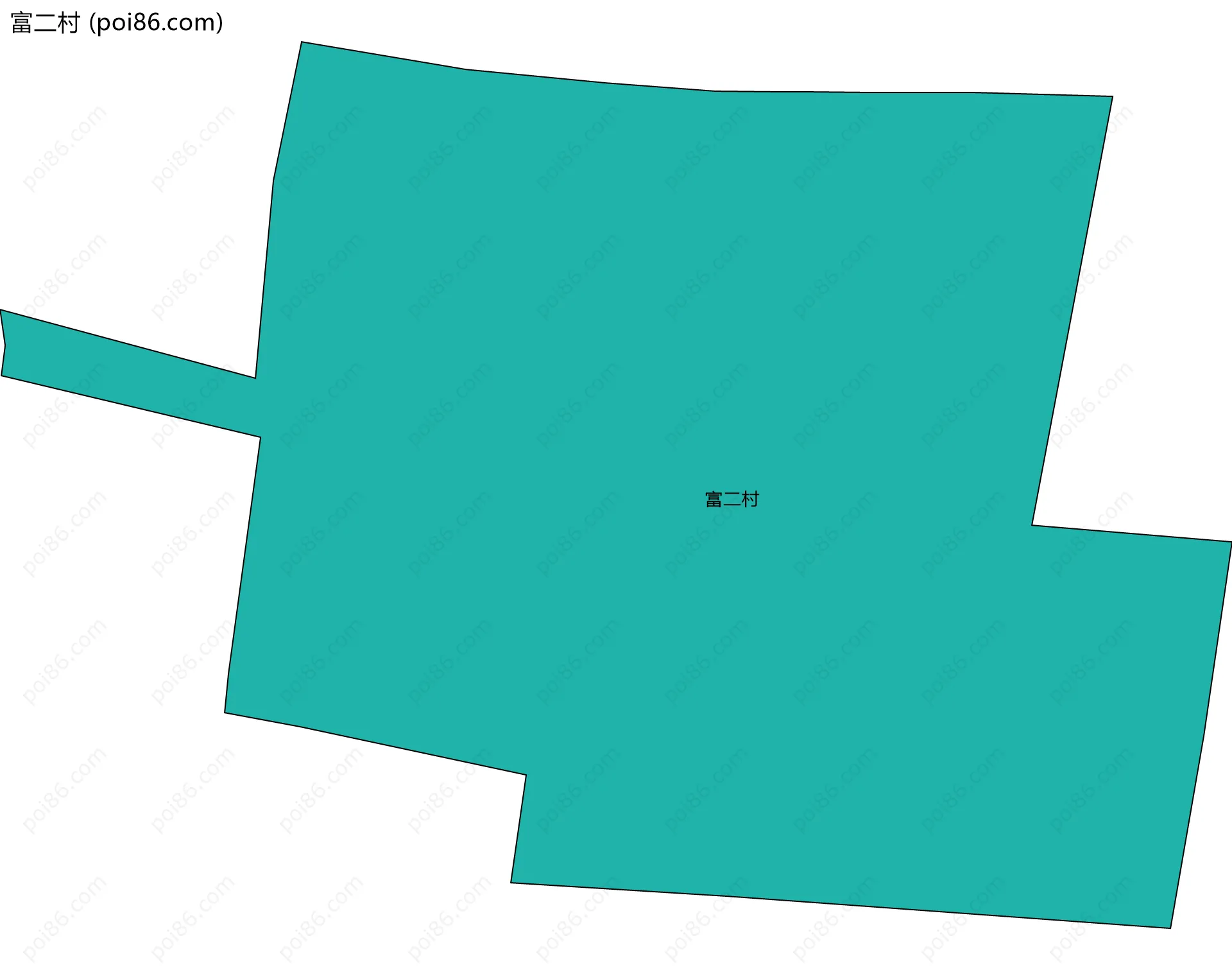 富二村边界地图