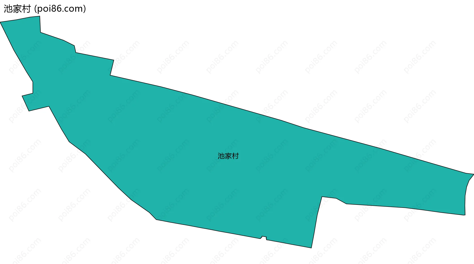 池家村边界地图