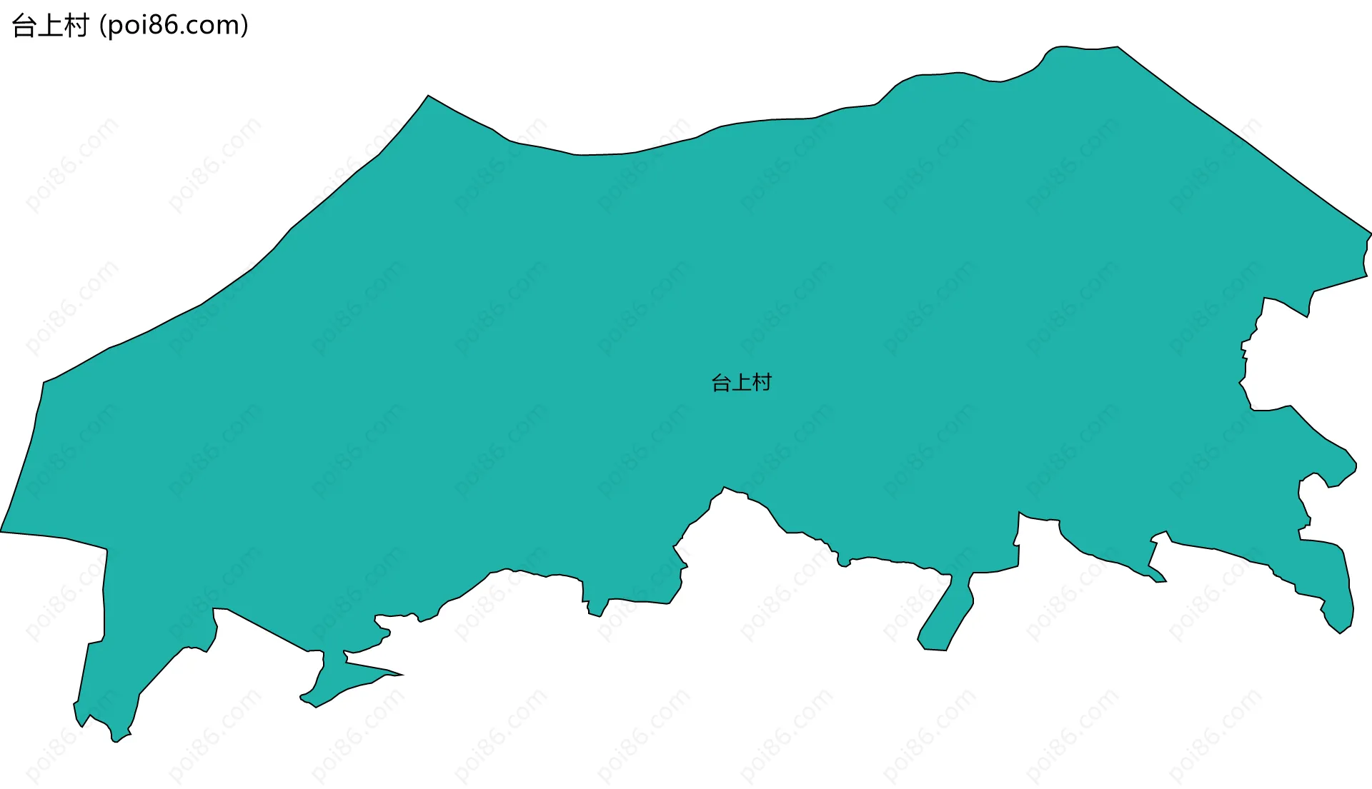 台上村边界地图