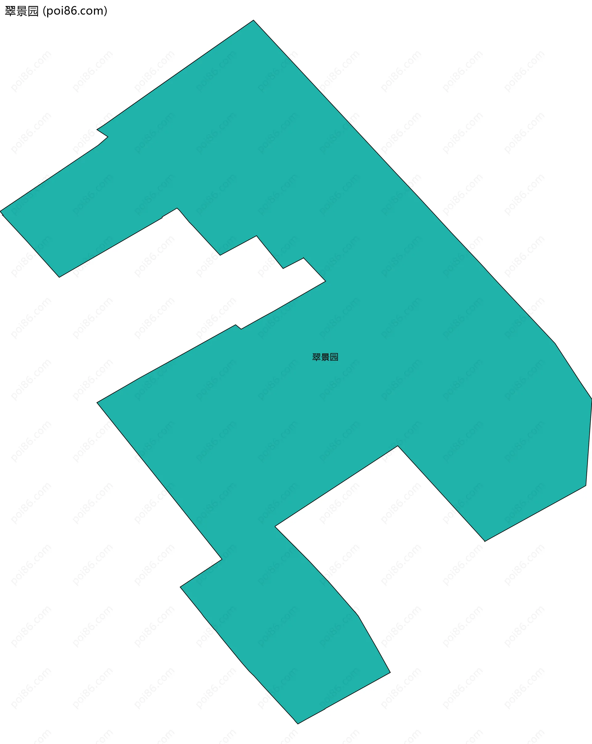 翠景园边界地图