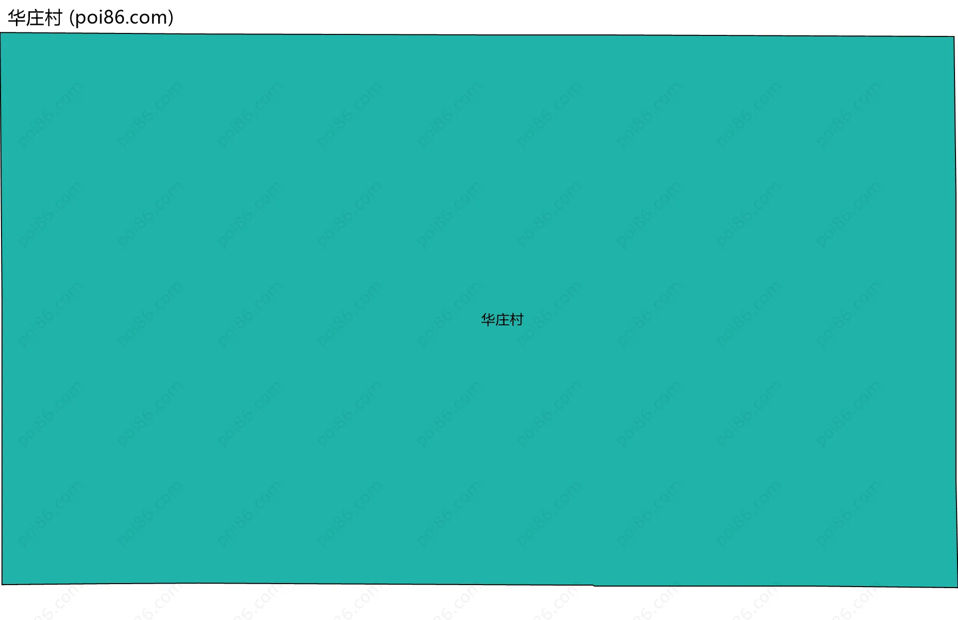 华庄村边界地图