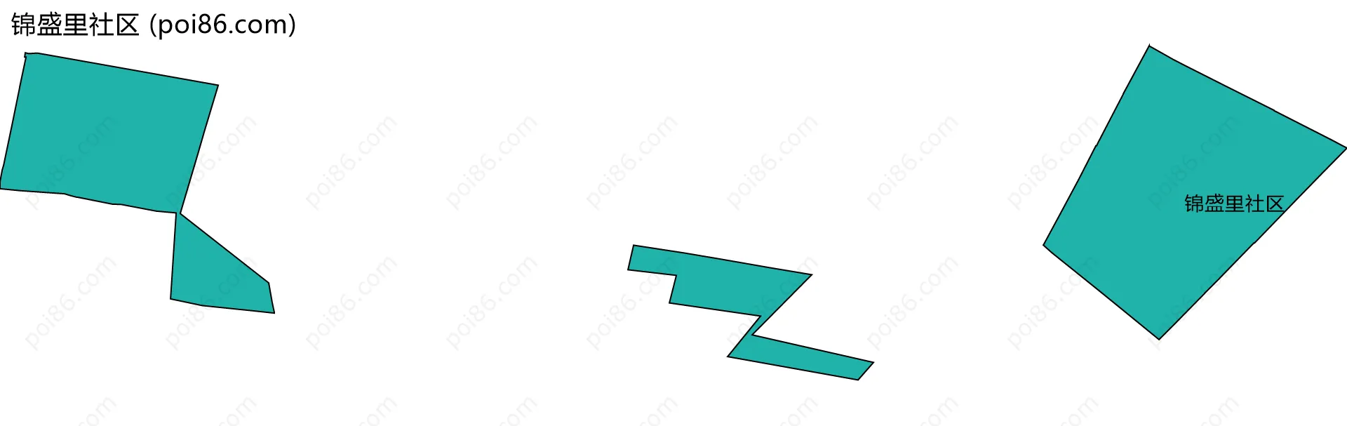 锦盛里社区边界地图