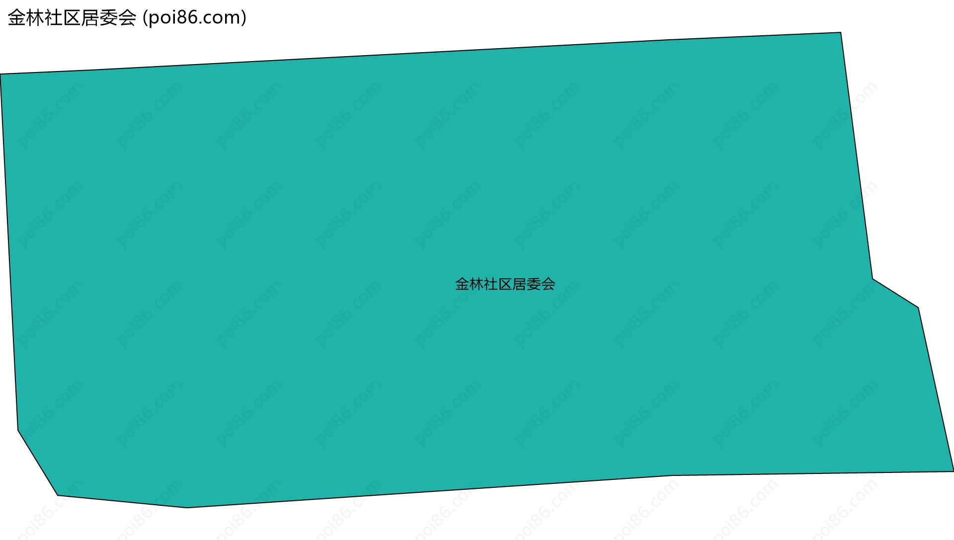 金林社区居委会边界地图