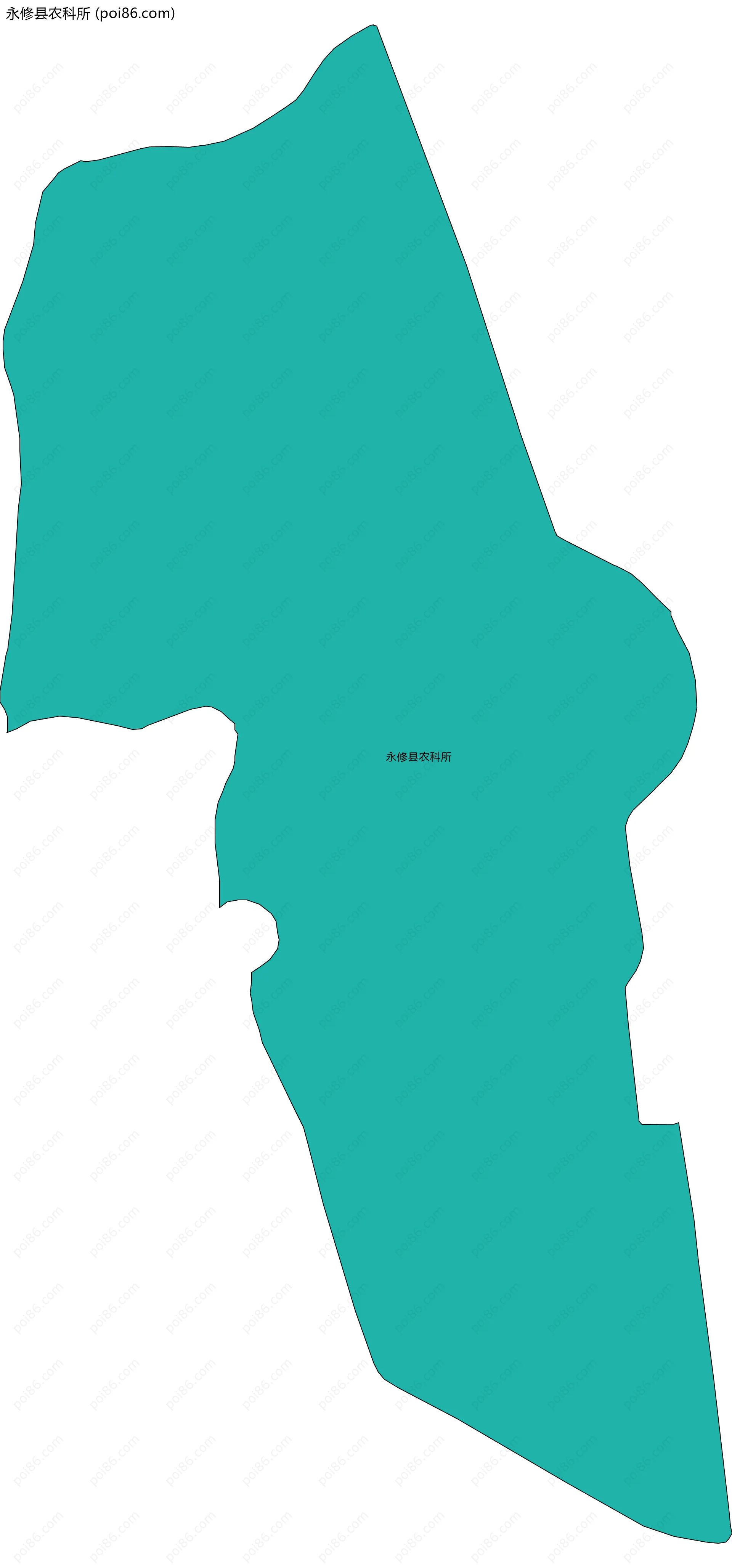 永修县农科所边界地图