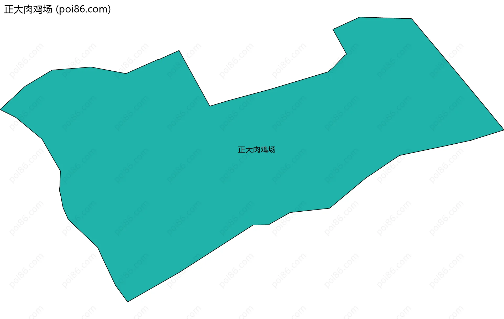 正大肉鸡场边界地图