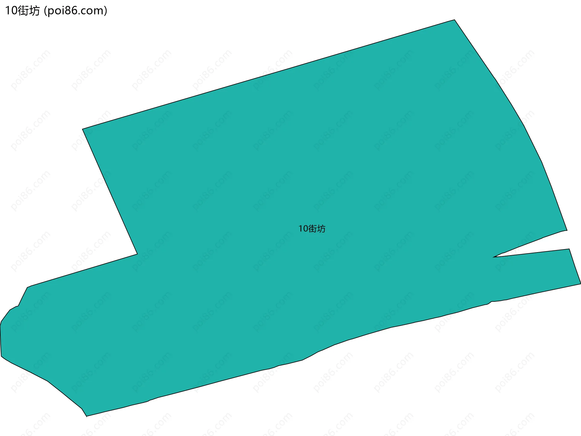 10街坊边界地图
