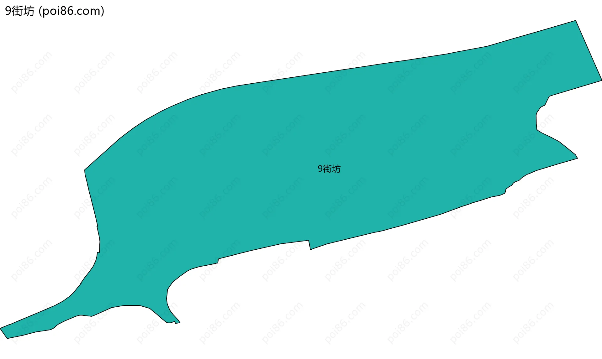 9街坊边界地图