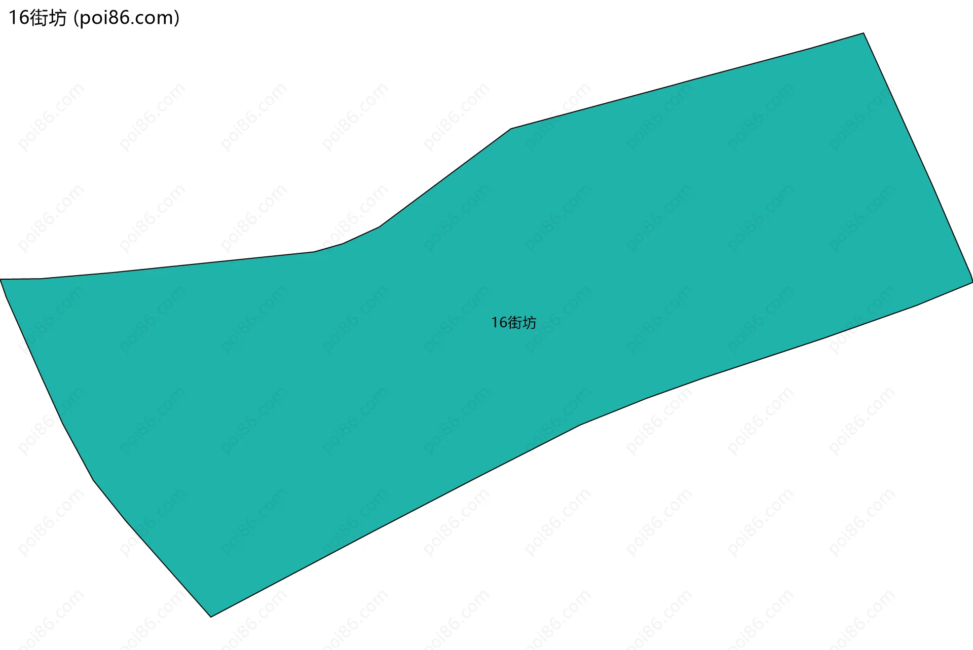 16街坊边界地图