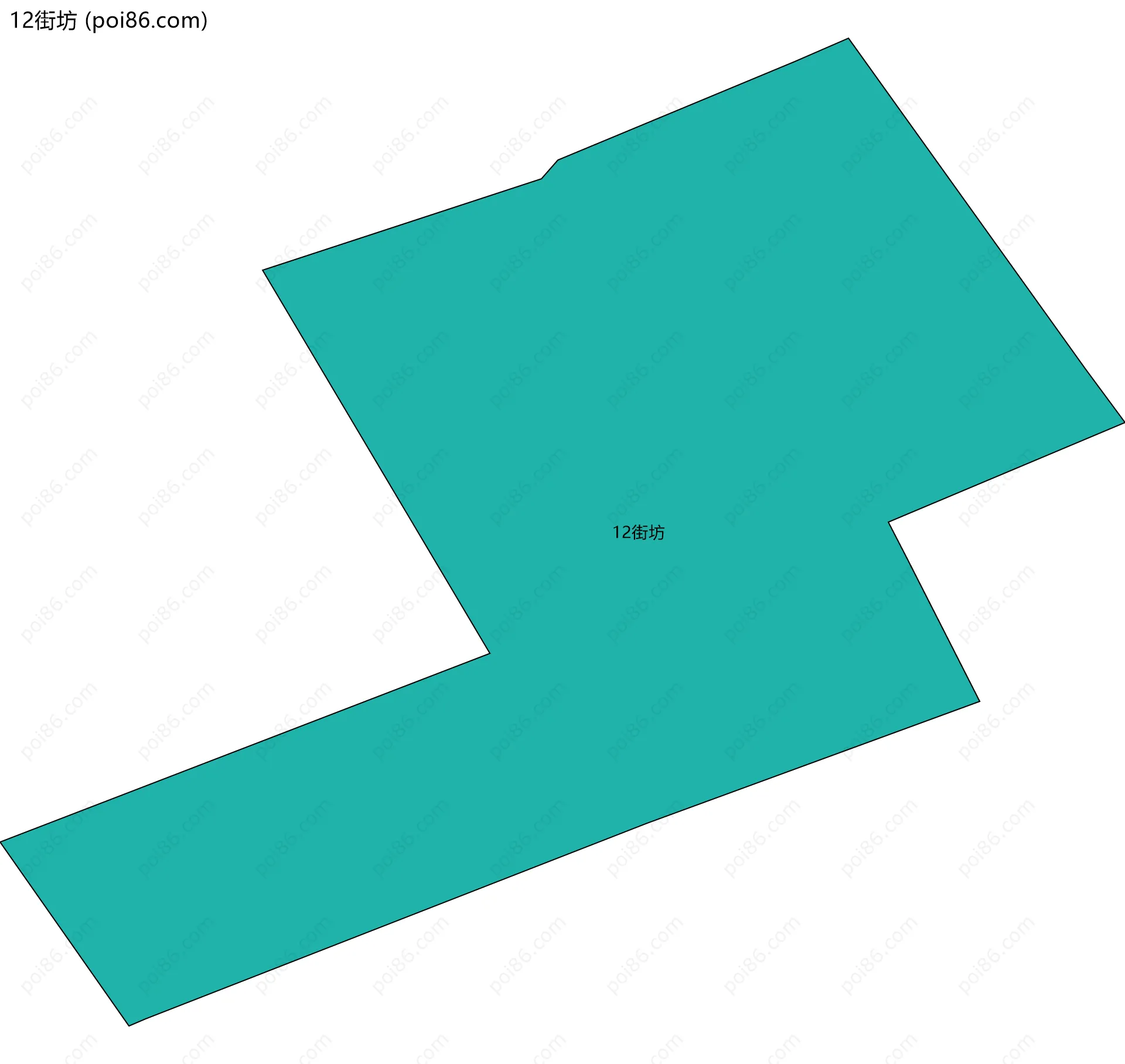12街坊边界地图