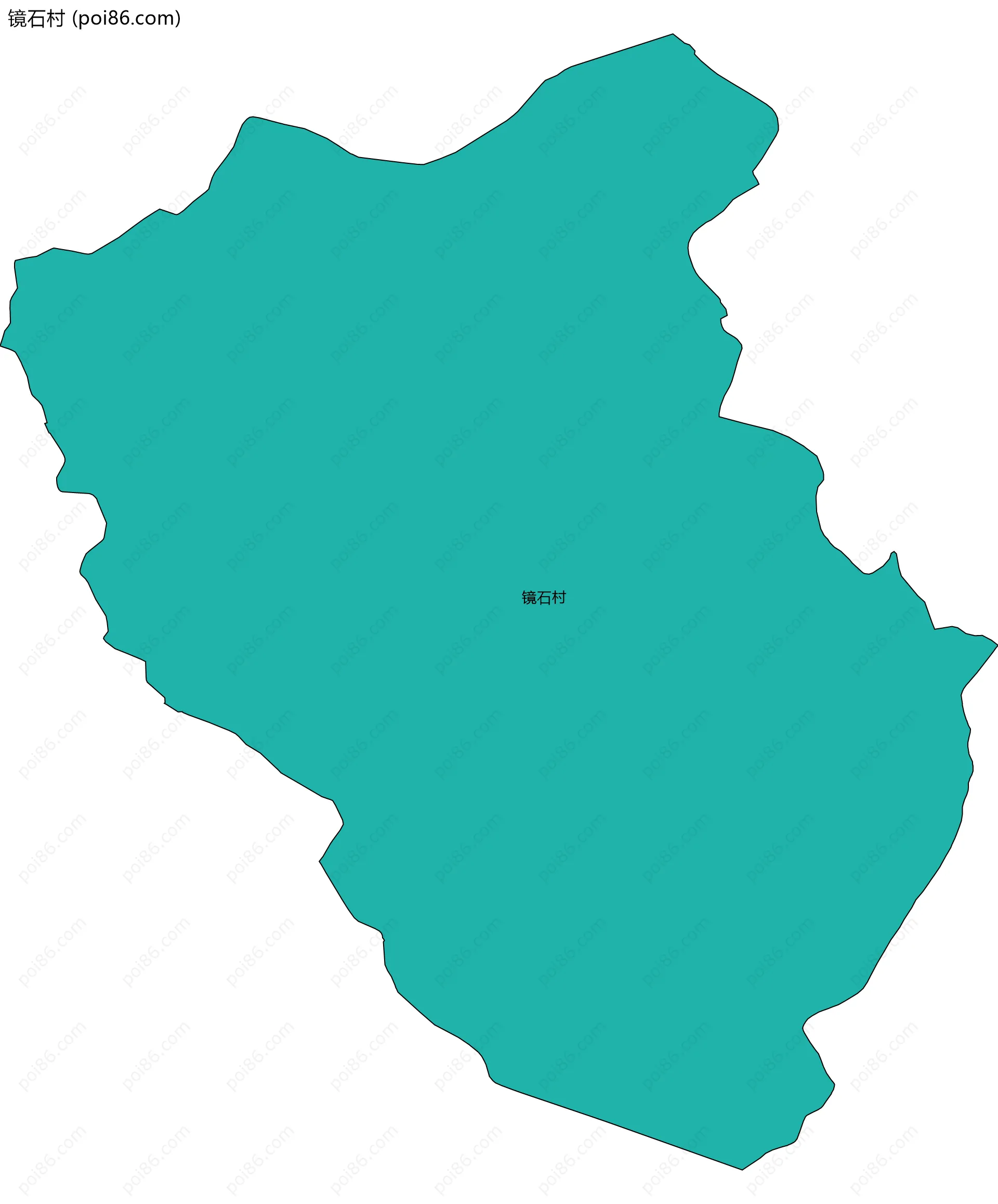 镜石村边界地图