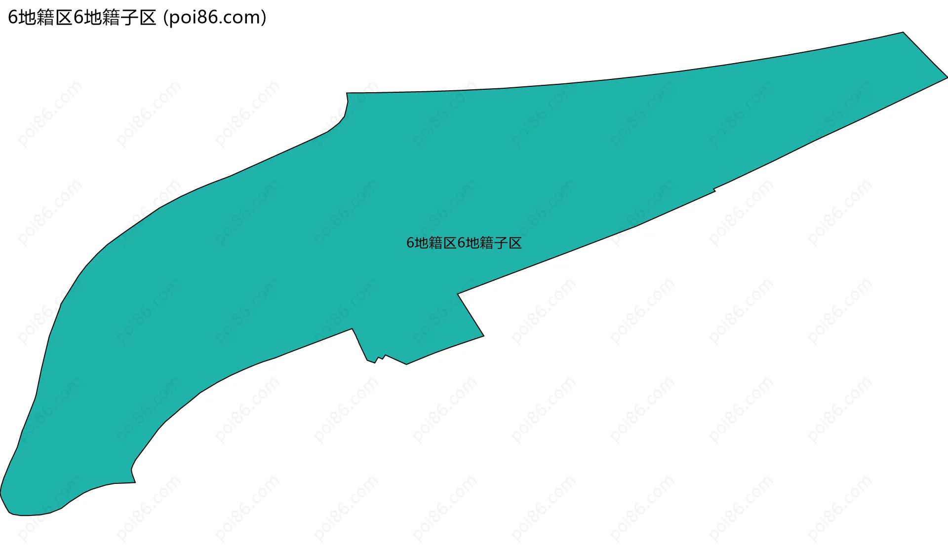 6地籍区6地籍子区边界地图