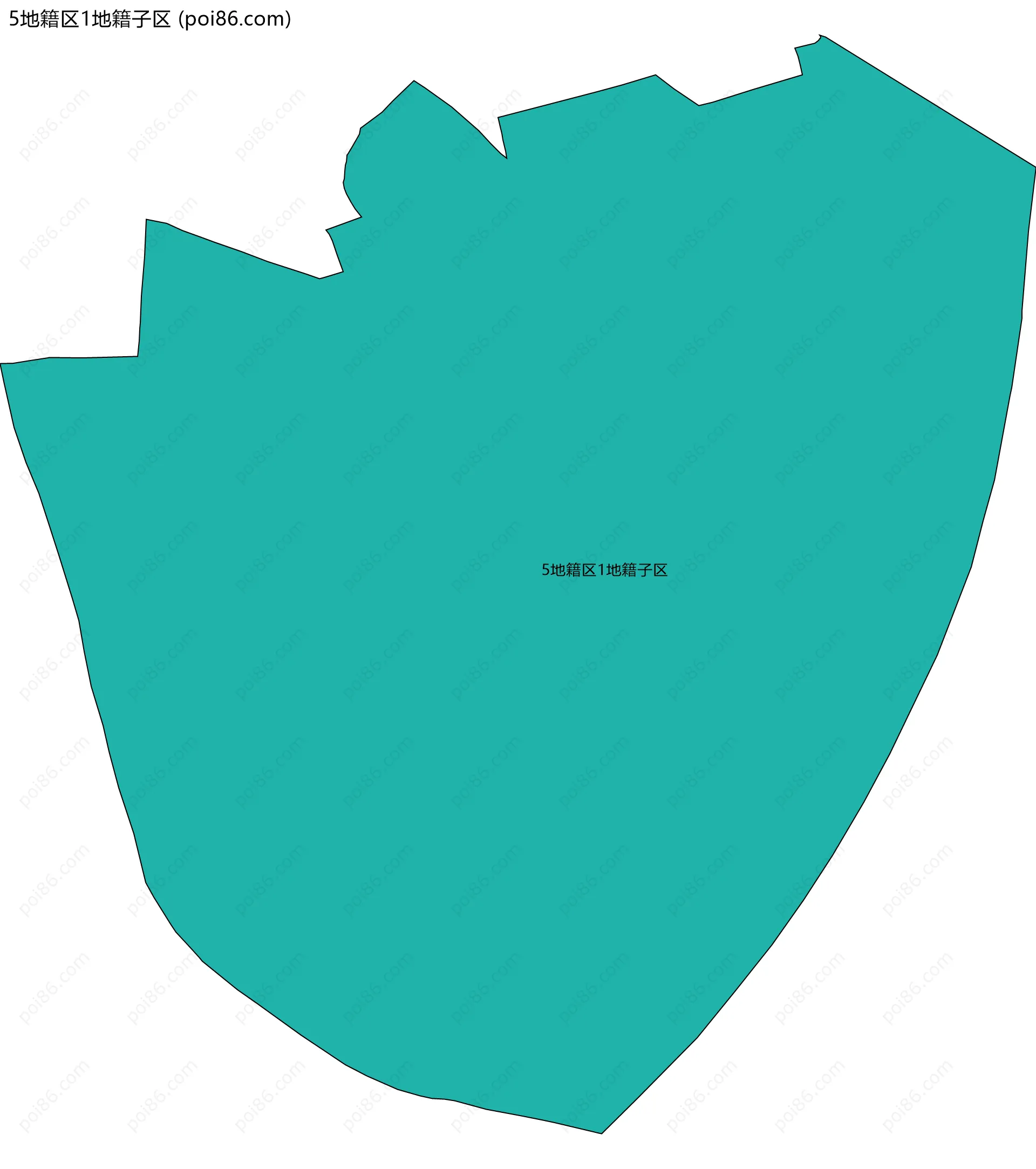 5地籍区1地籍子区边界地图