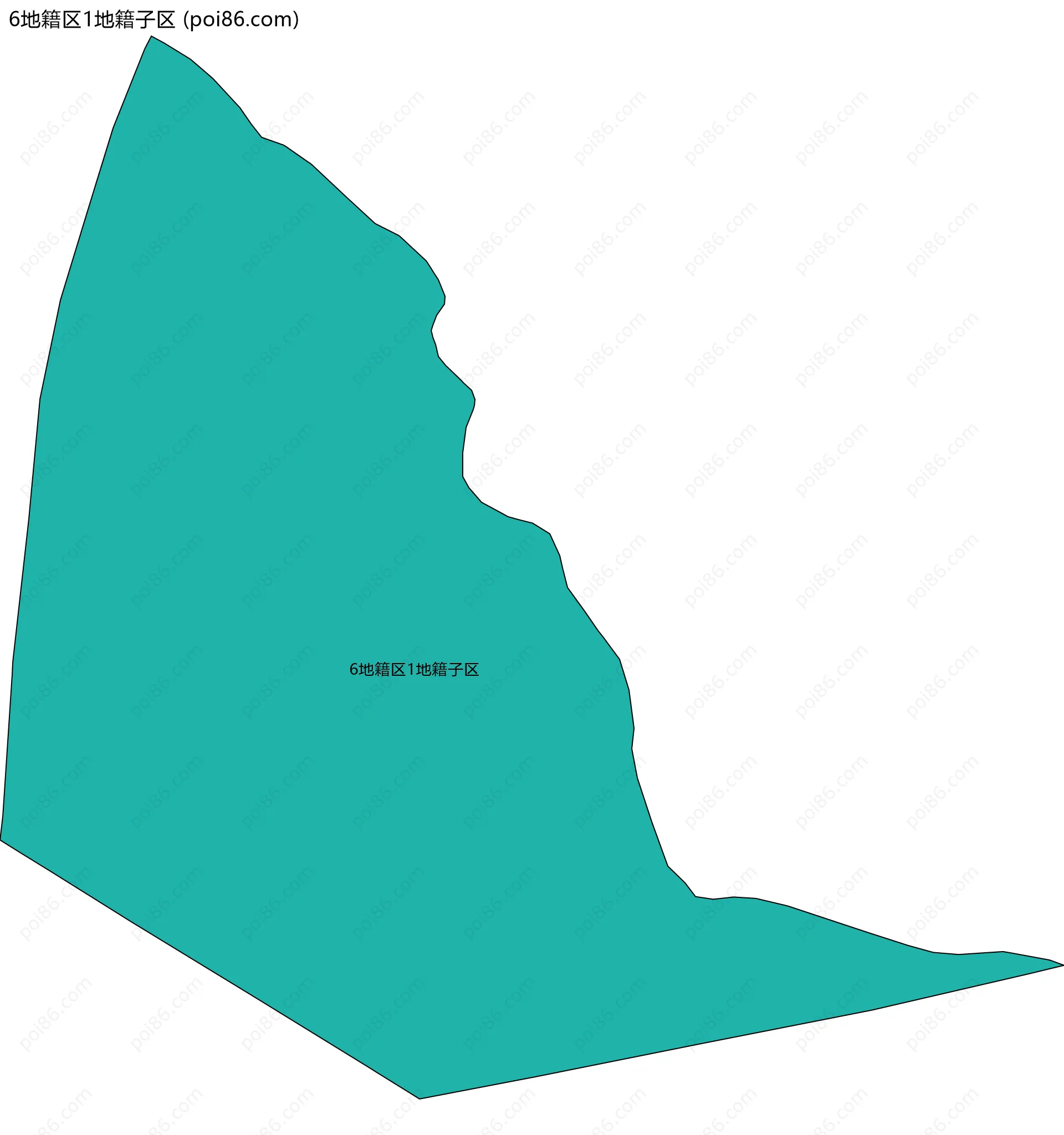 6地籍区1地籍子区边界地图