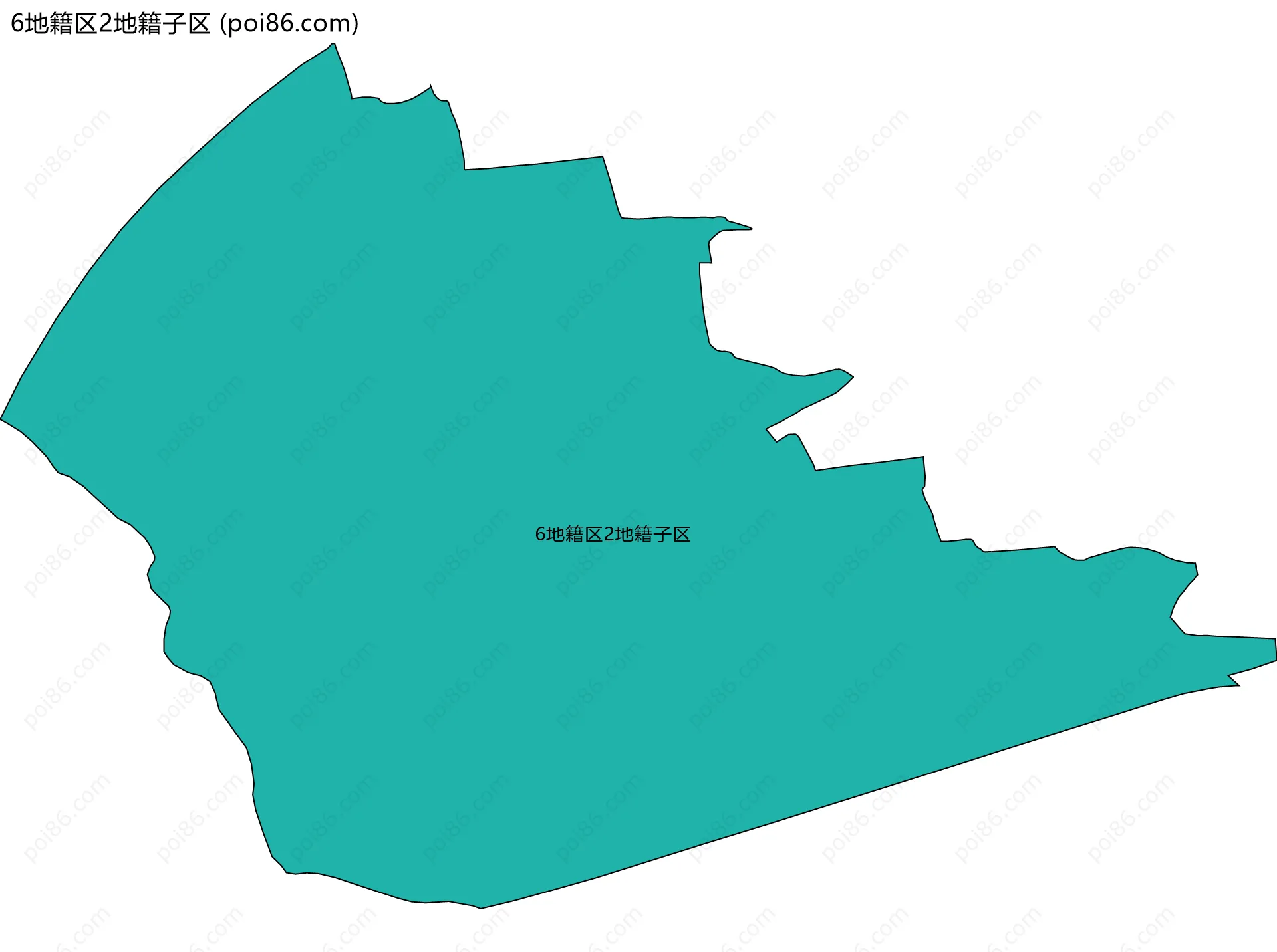 6地籍区2地籍子区边界地图