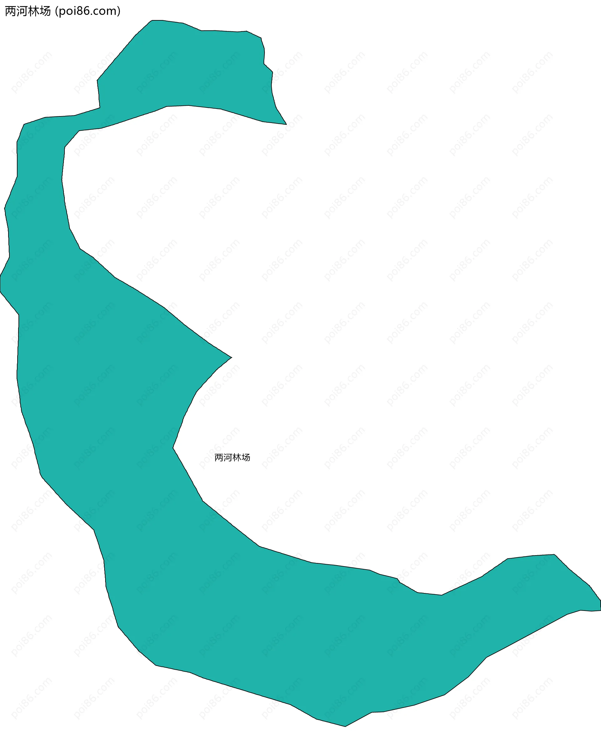 两河林场边界地图