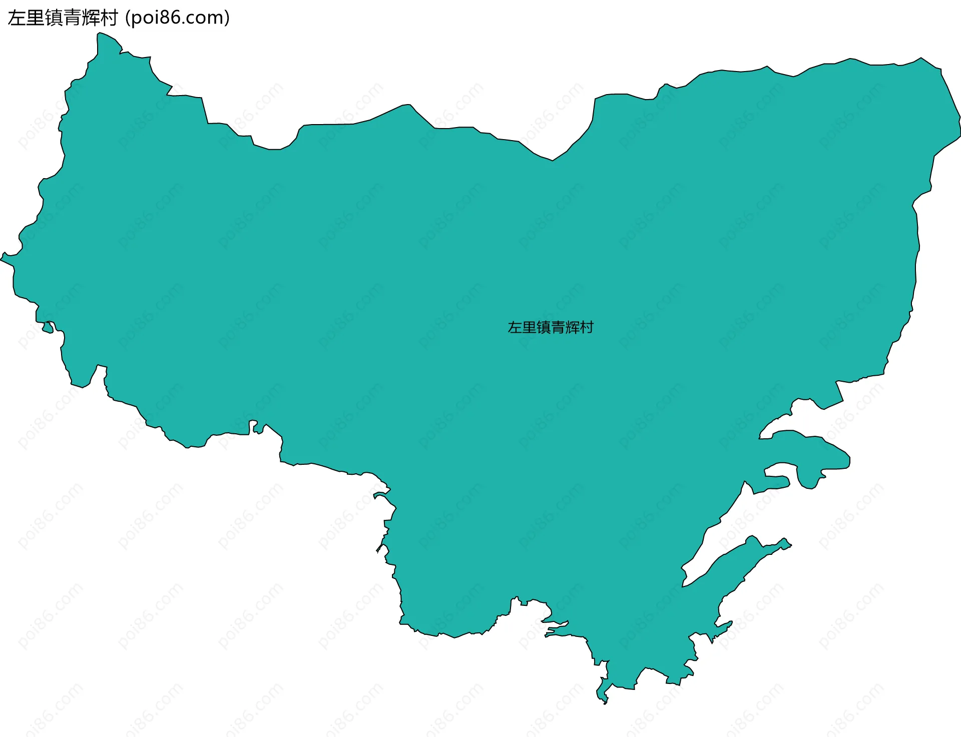 左里镇青辉村边界地图
