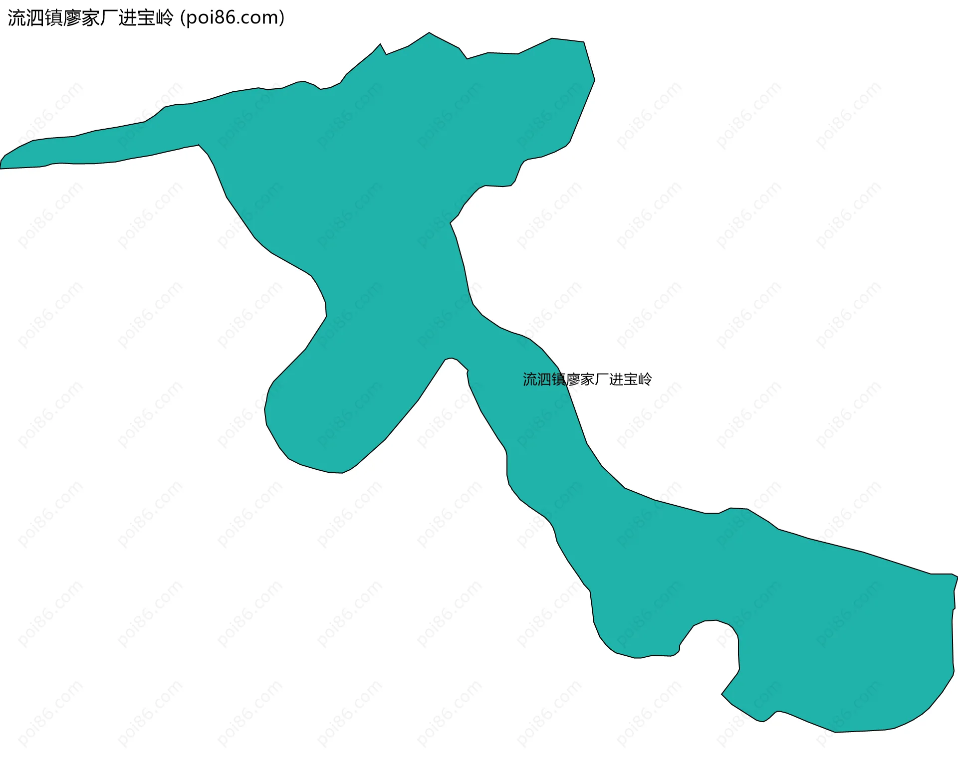 流泗镇廖家厂进宝岭边界地图